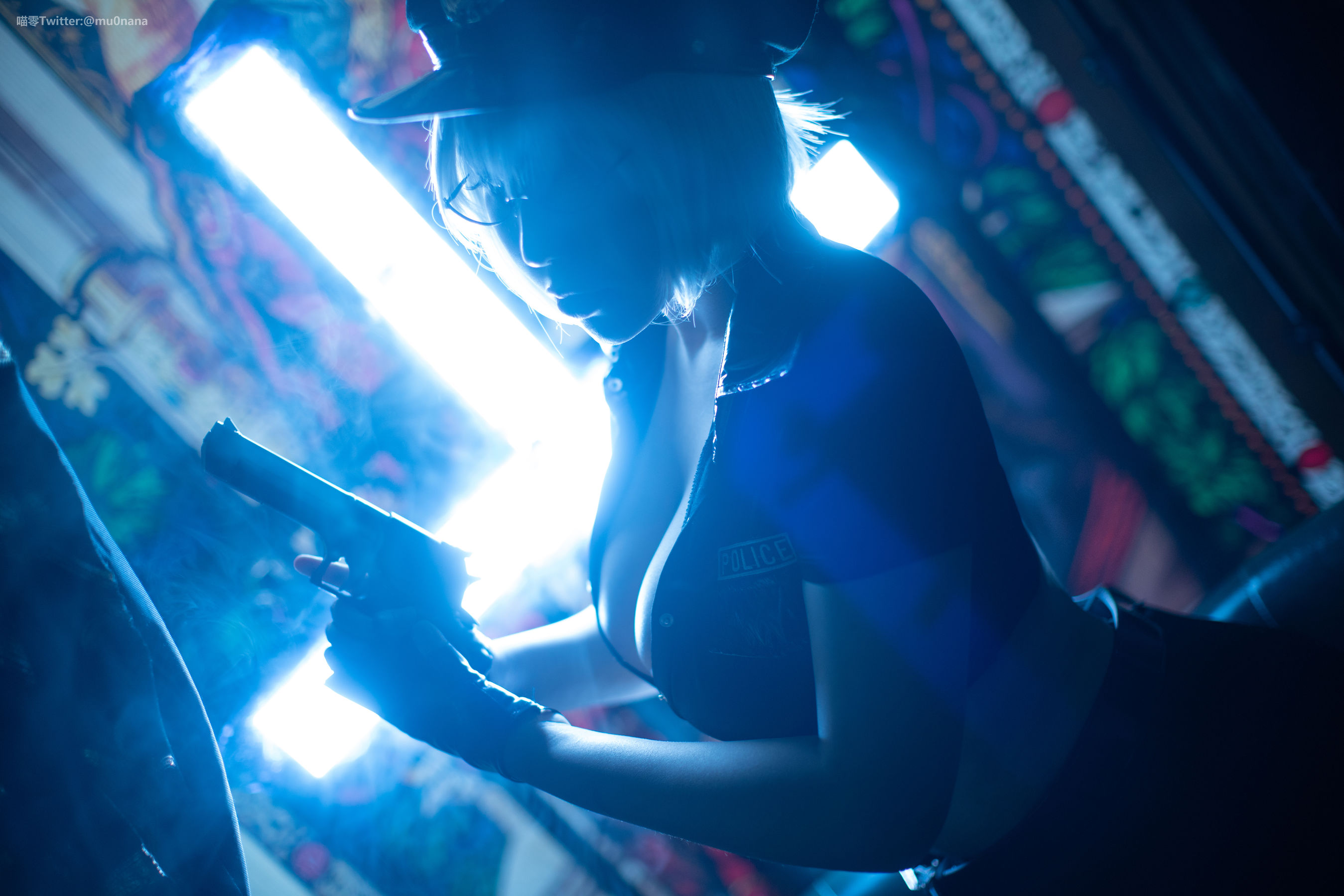 皮皮奶可可爱了啦喵零 – 匪警 Cosplay-第18张