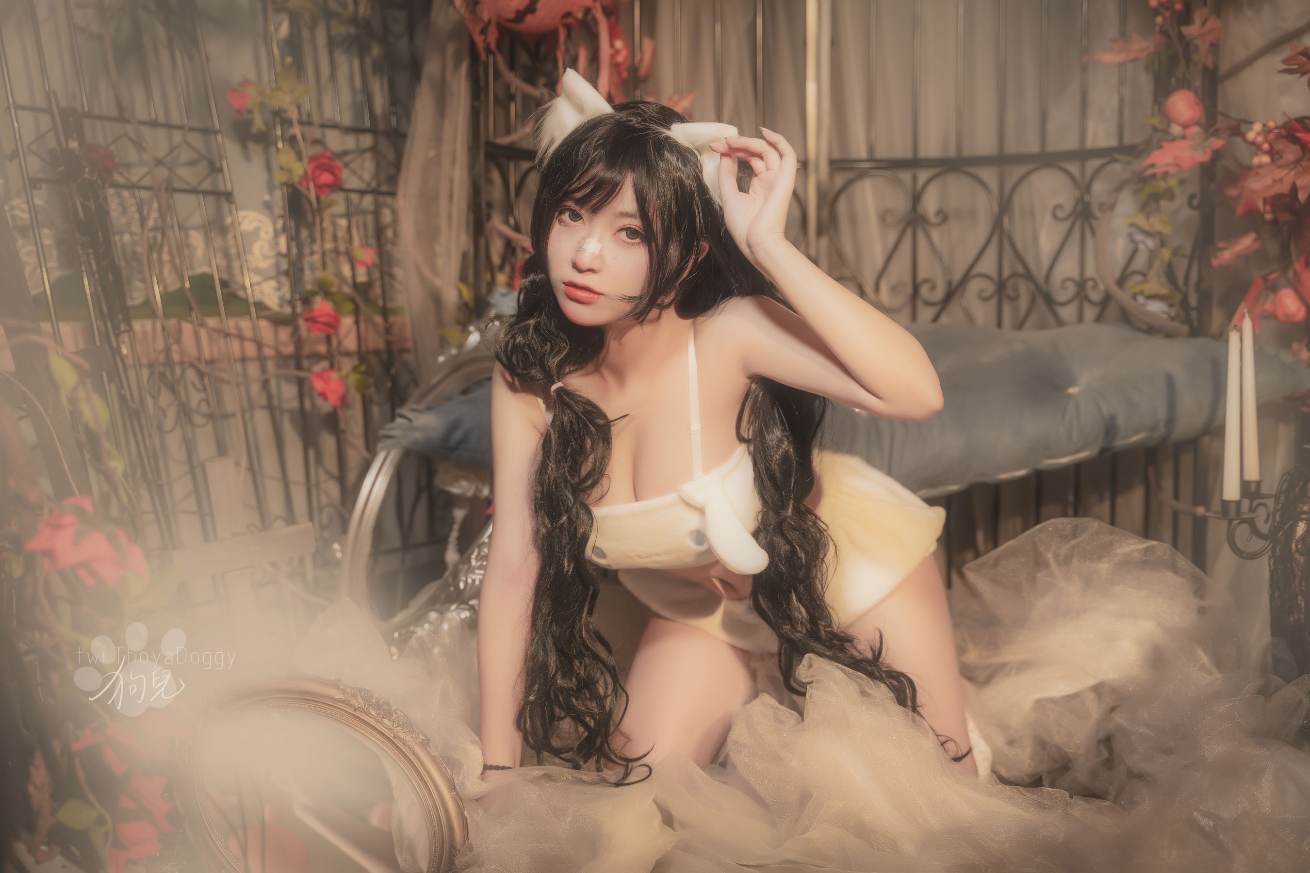 奇行家狗崽(棕桠阿狗崽) – 玉桂狗睡衣 Cosplay-第14张