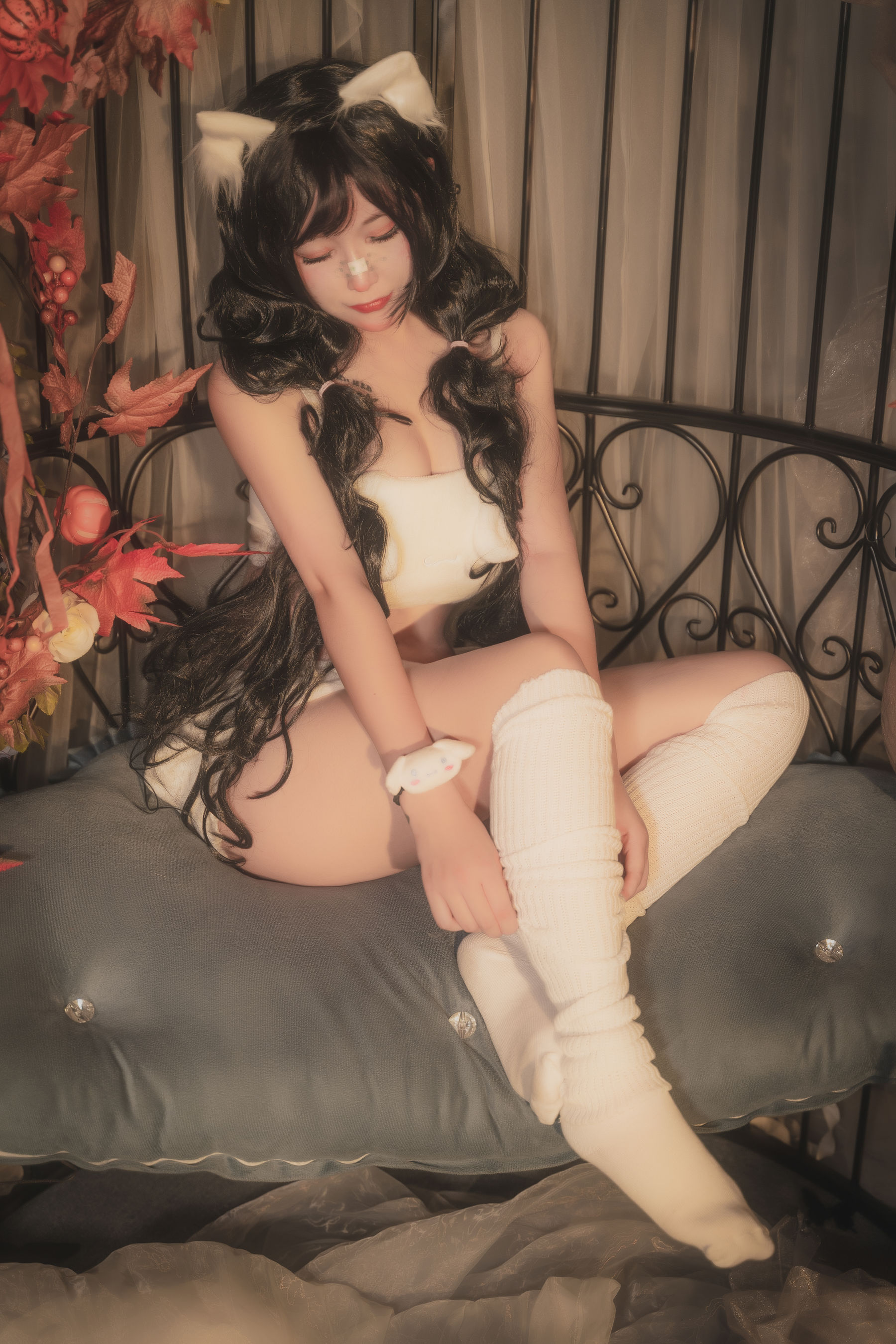奇行家狗崽(棕桠阿狗崽) – 玉桂狗睡衣 Cosplay-第11张