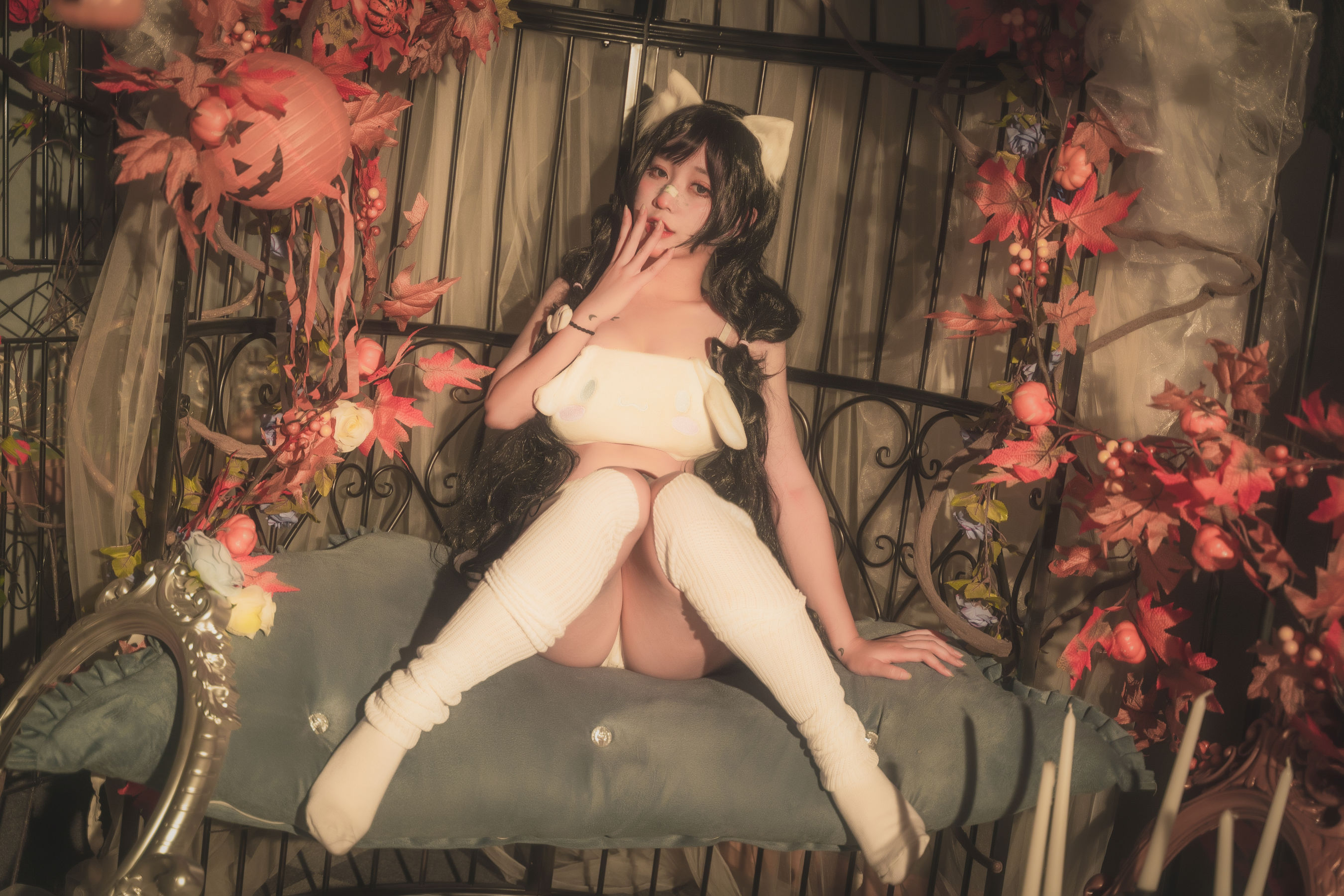 奇行家狗崽(棕桠阿狗崽) – 玉桂狗睡衣 Cosplay-第5张