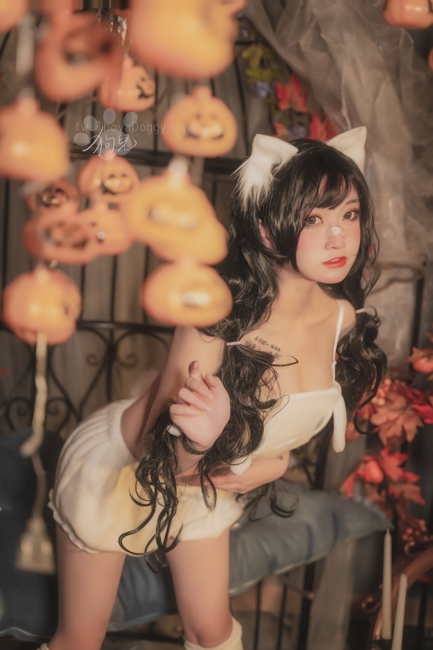 奇行家狗崽(棕桠阿狗崽) – 玉桂狗睡衣 Cosplay-第2张