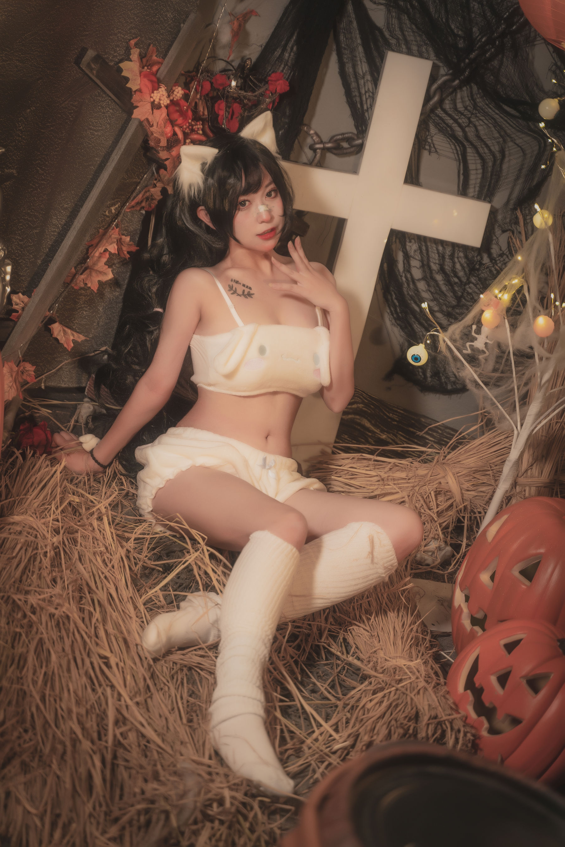 奇行家狗崽(棕桠阿狗崽) – 玉桂狗睡衣 Cosplay-第7张