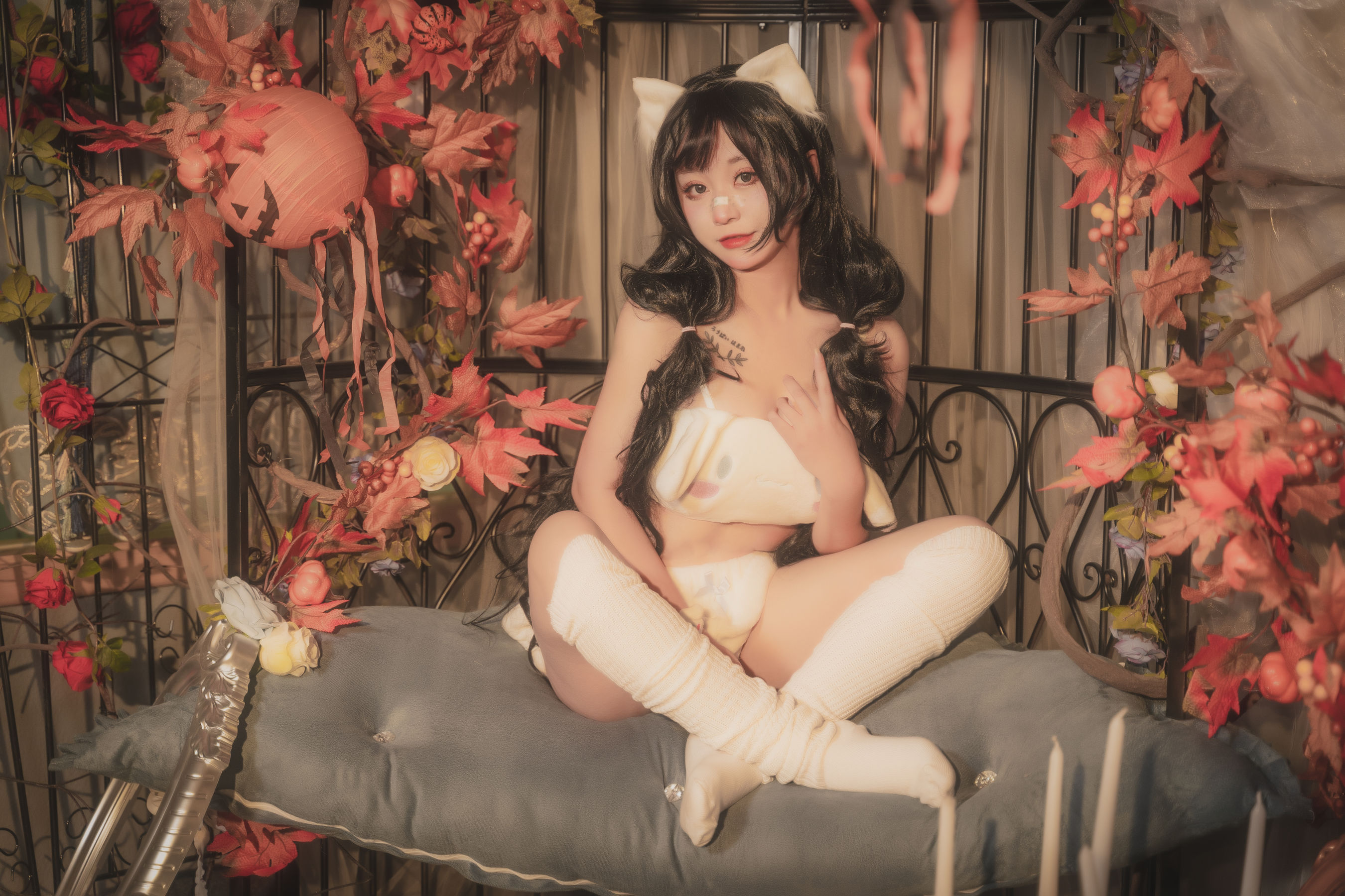 奇行家狗崽(棕桠阿狗崽) – 玉桂狗睡衣 Cosplay-第12张