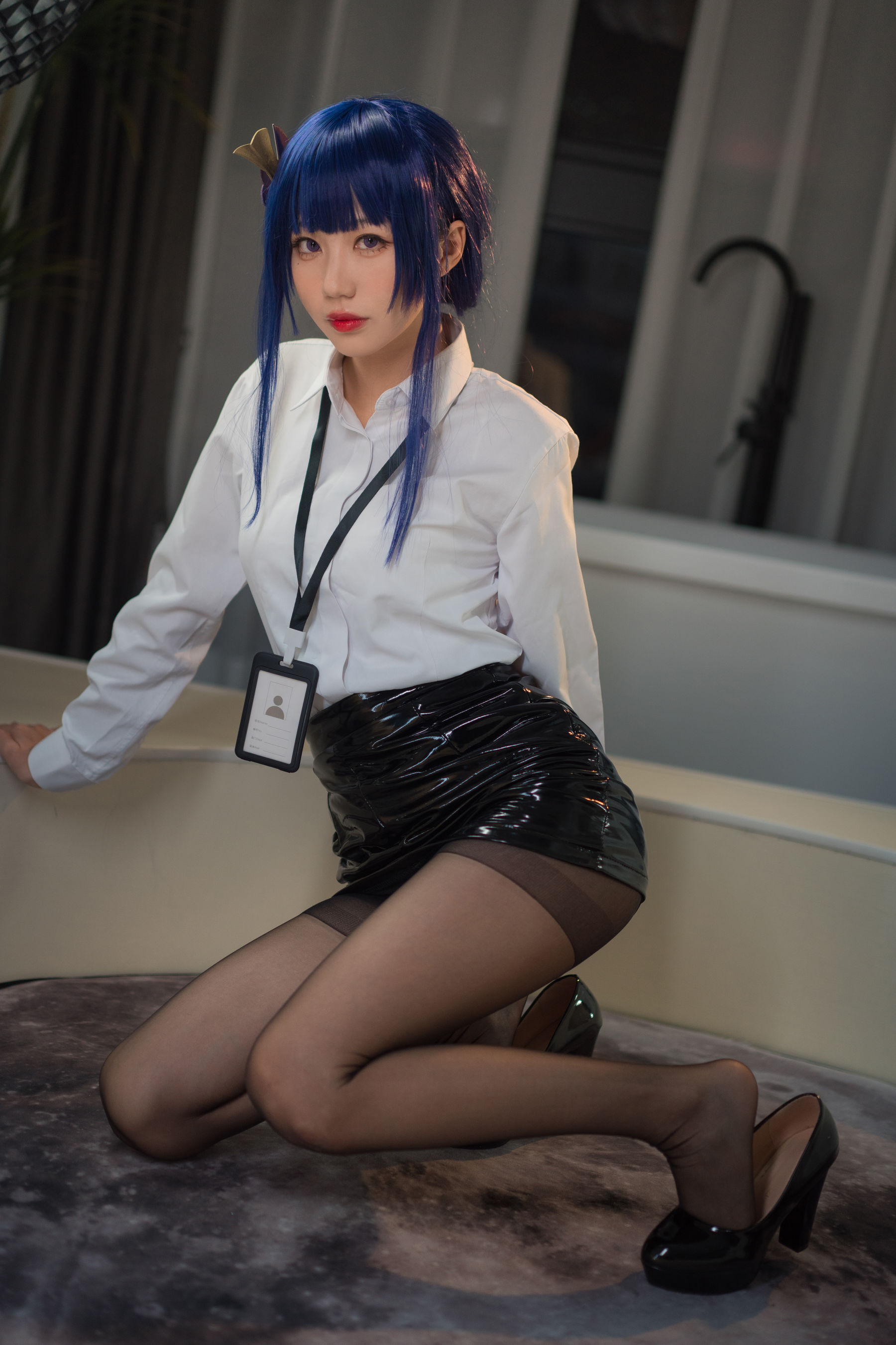 无影喵喵 – OL雷电将军 Cosplay-第4张