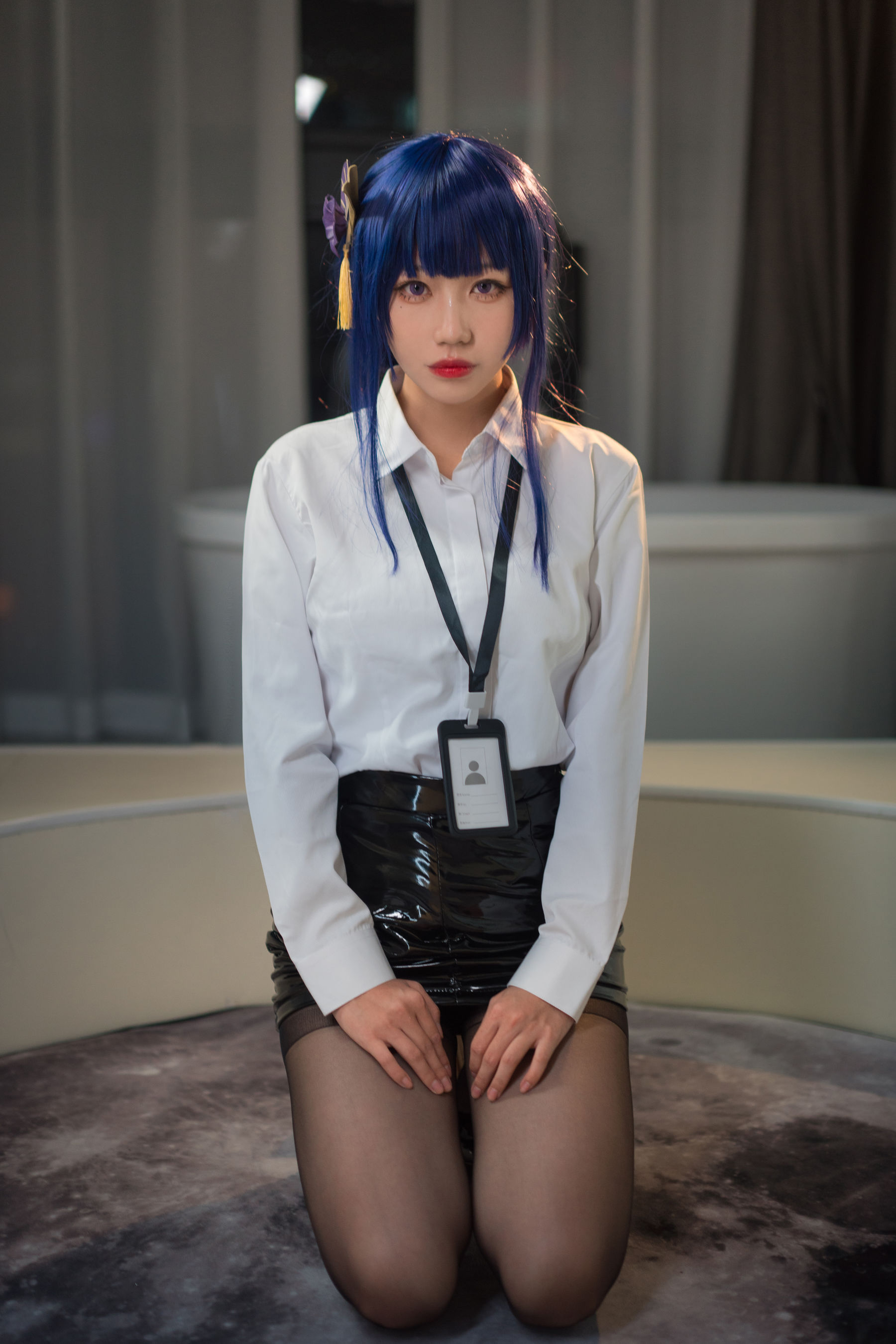 无影喵喵 – OL雷电将军 Cosplay-第8张