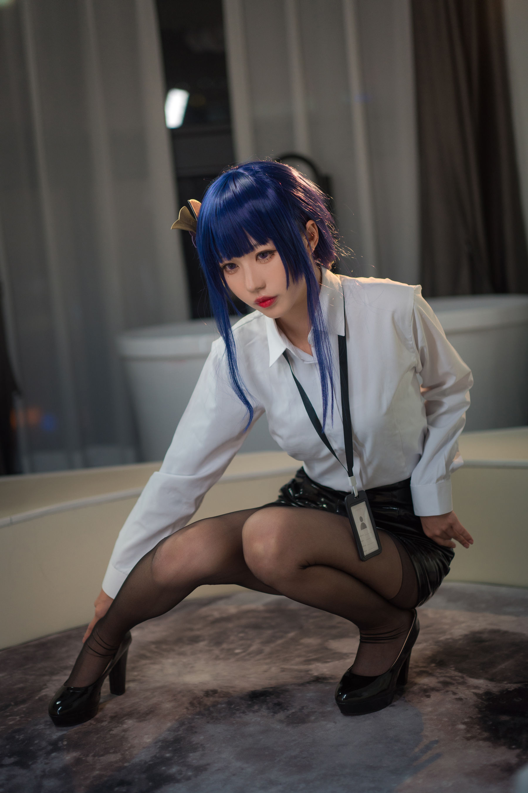 无影喵喵 – OL雷电将军 Cosplay-第7张