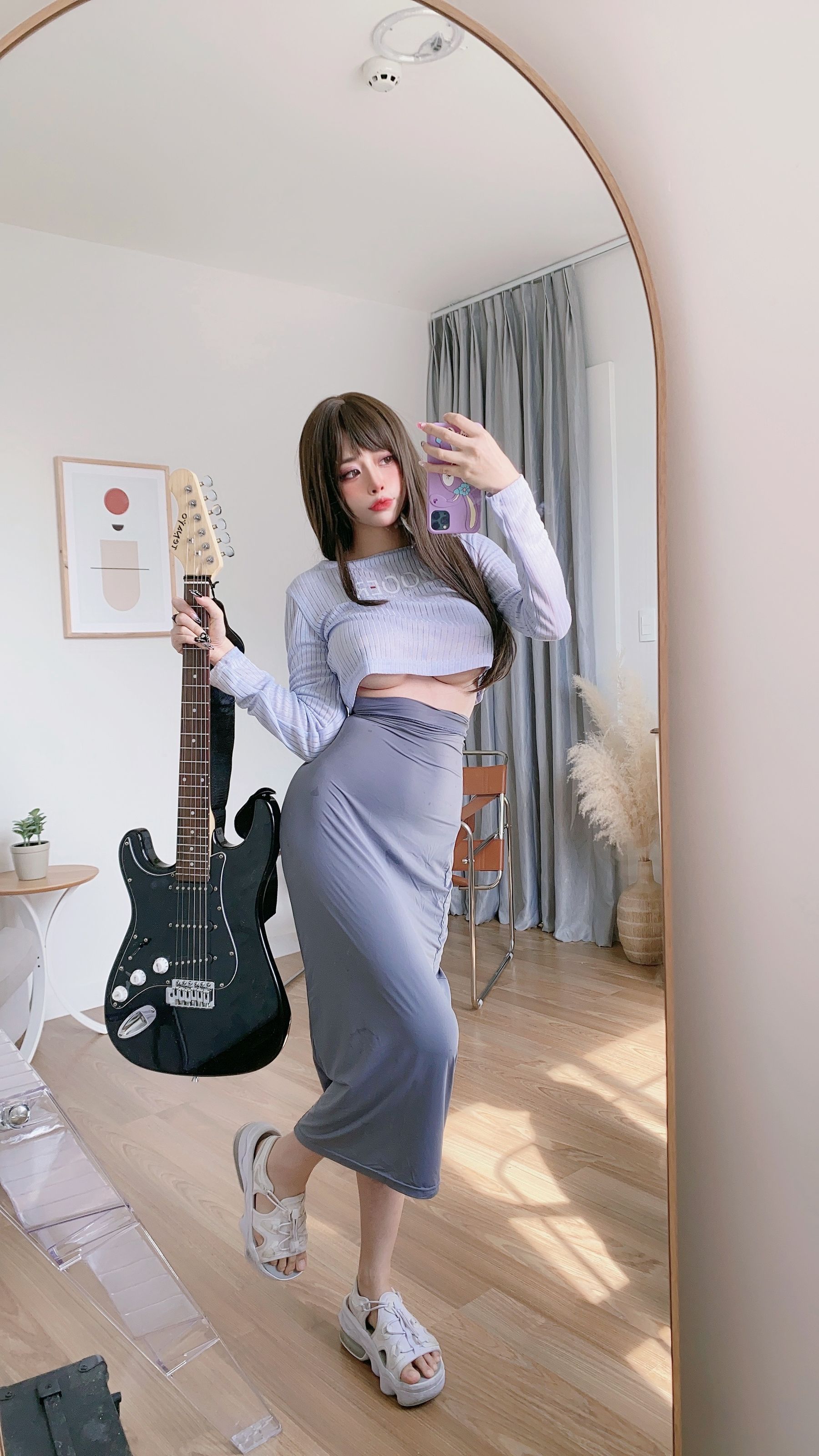 日本性感萝莉Byoru – 吉他妹妹 Cosplay-第3张