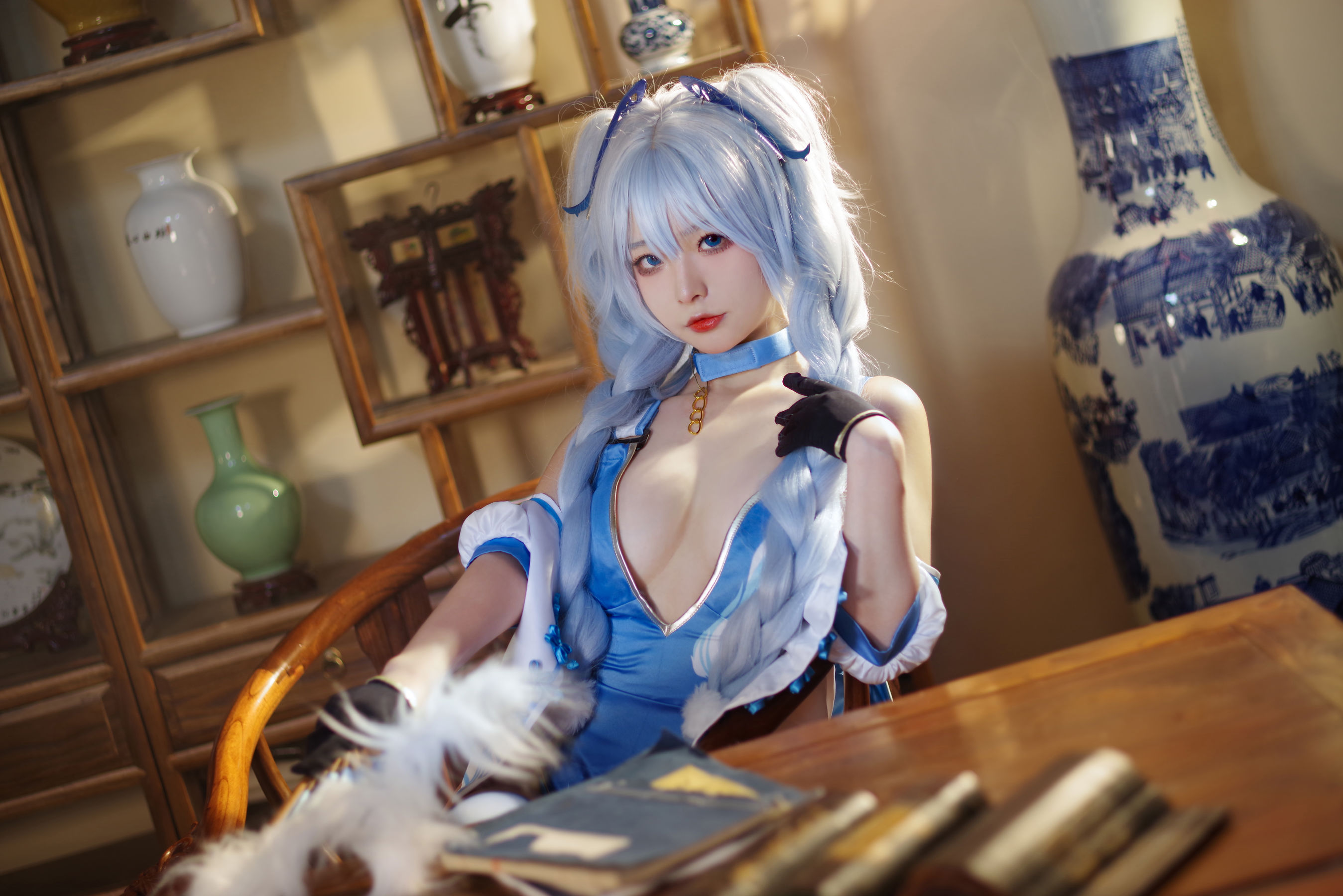 yuuhui玉汇 – PA-15 翠雀媚 Cosplay-第19张