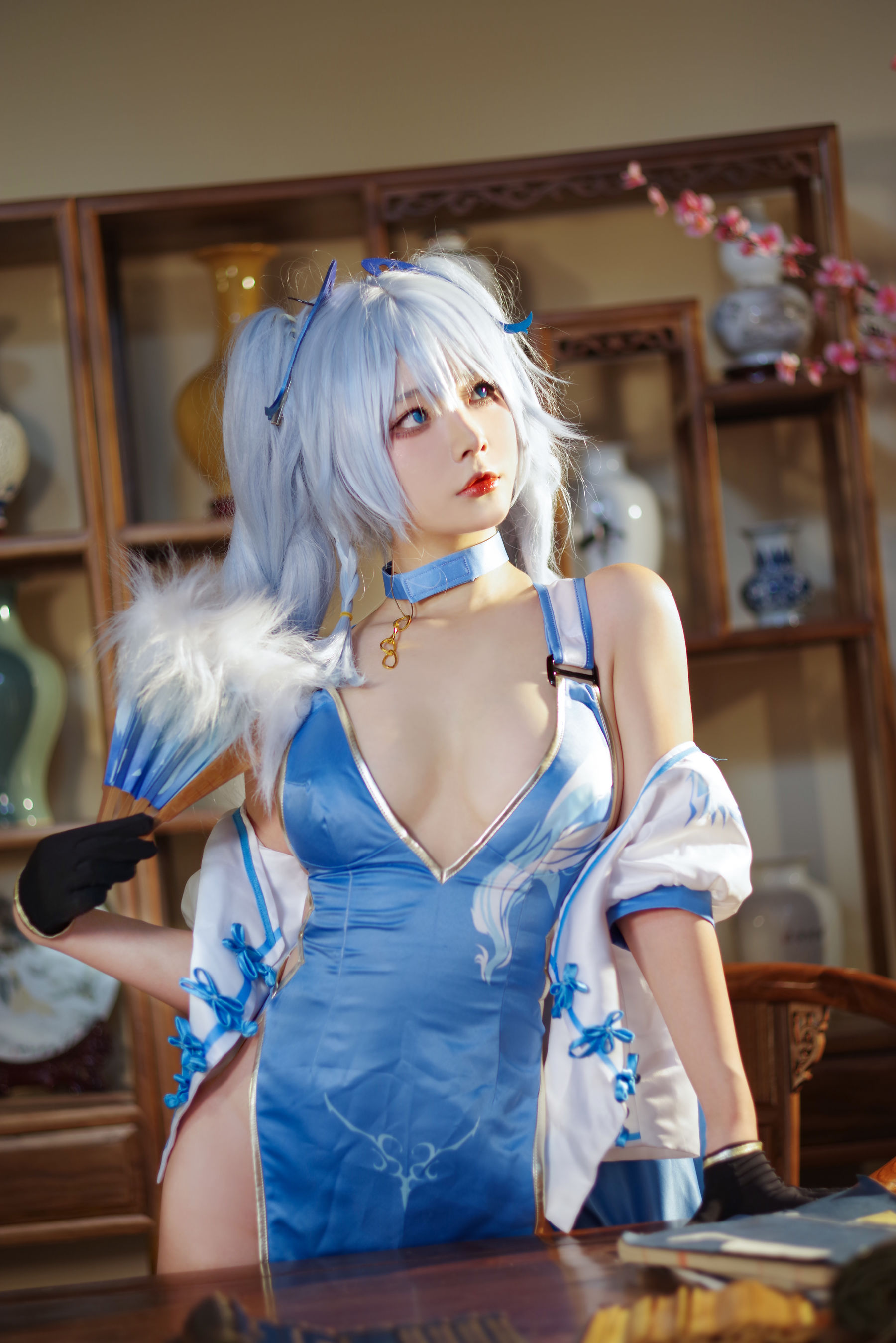 yuuhui玉汇 – PA-15 翠雀媚 Cosplay-第20张