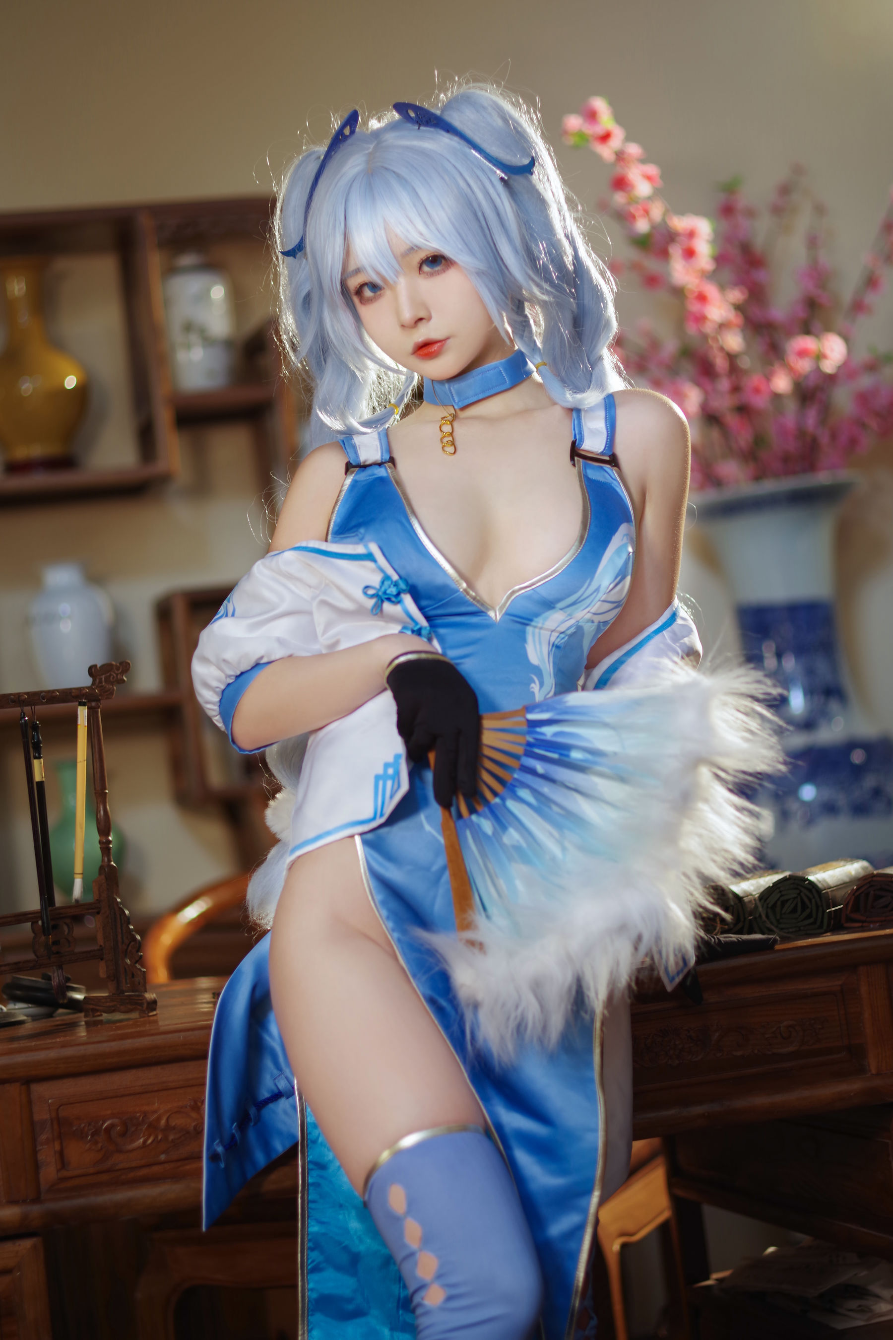 yuuhui玉汇 – PA-15 翠雀媚 Cosplay-第22张