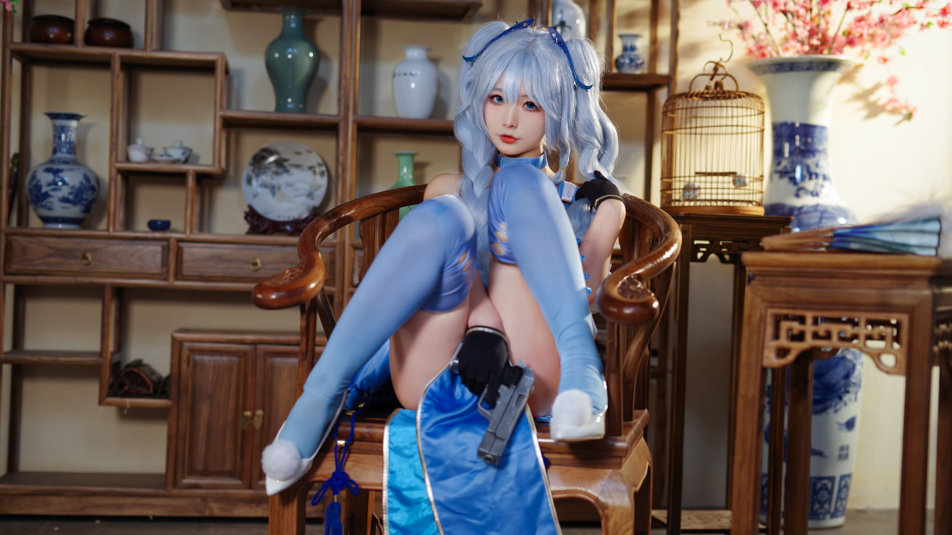 yuuhui玉汇 – PA-15 翠雀媚 Cosplay-第8张