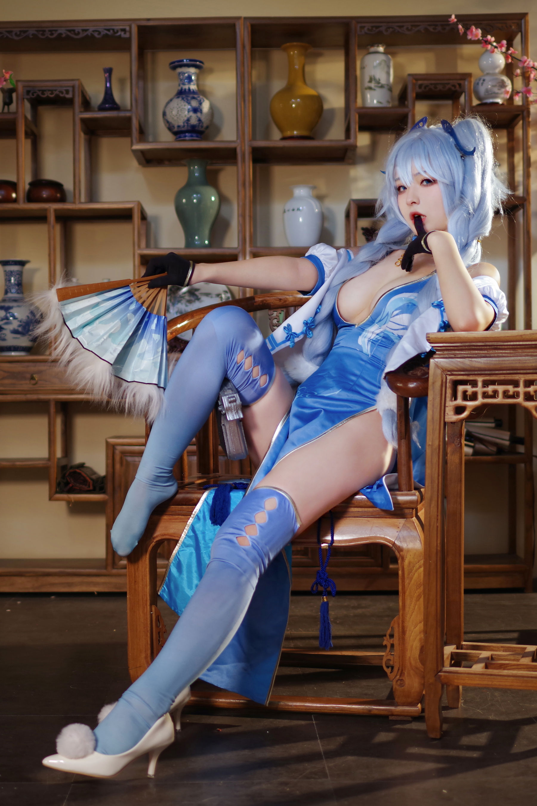 yuuhui玉汇 – PA-15 翠雀媚 Cosplay-第6张