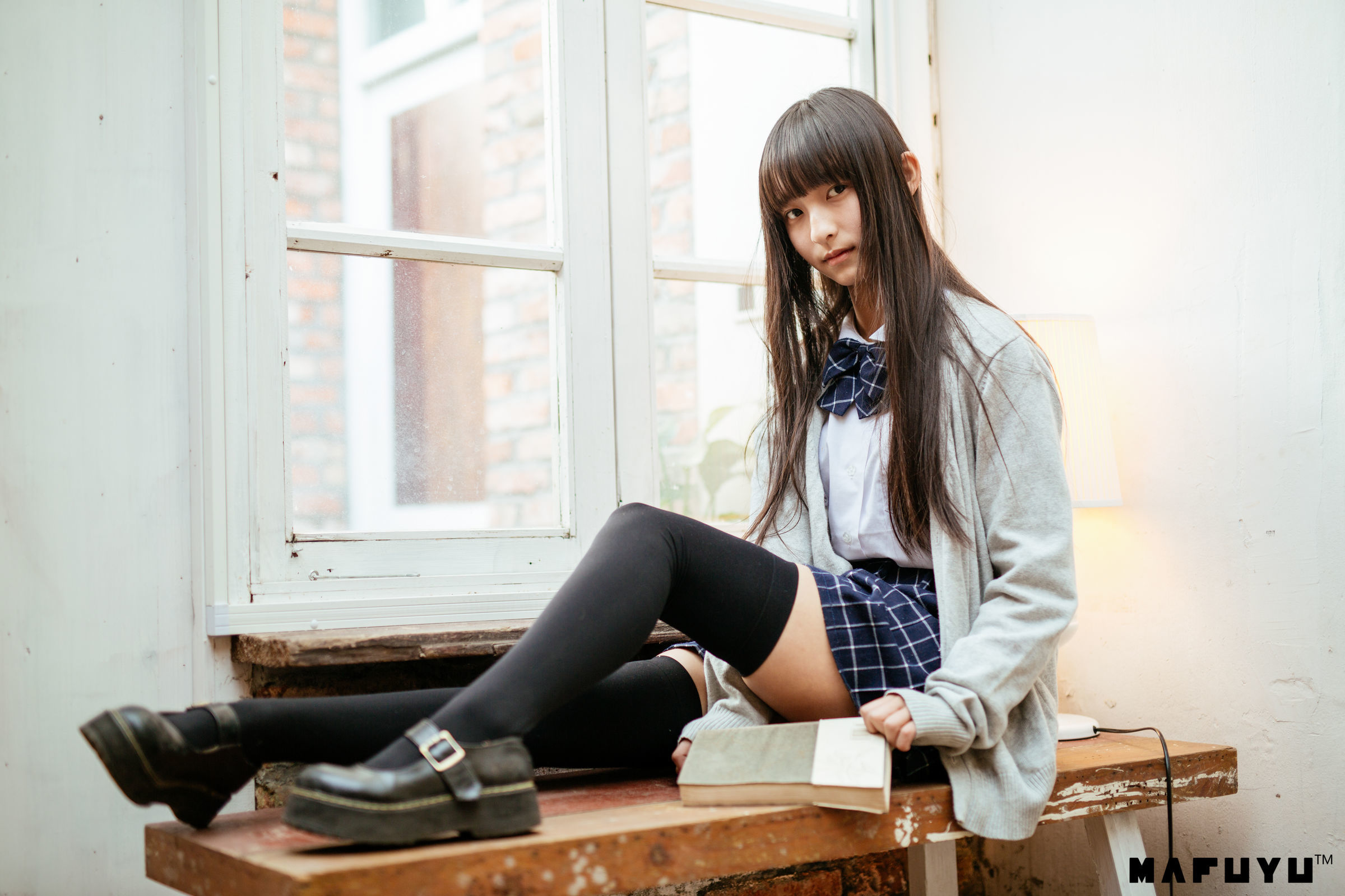 [萝莉COS] 神楽板真冬 JK学生系列套图 Cosplay-第41张