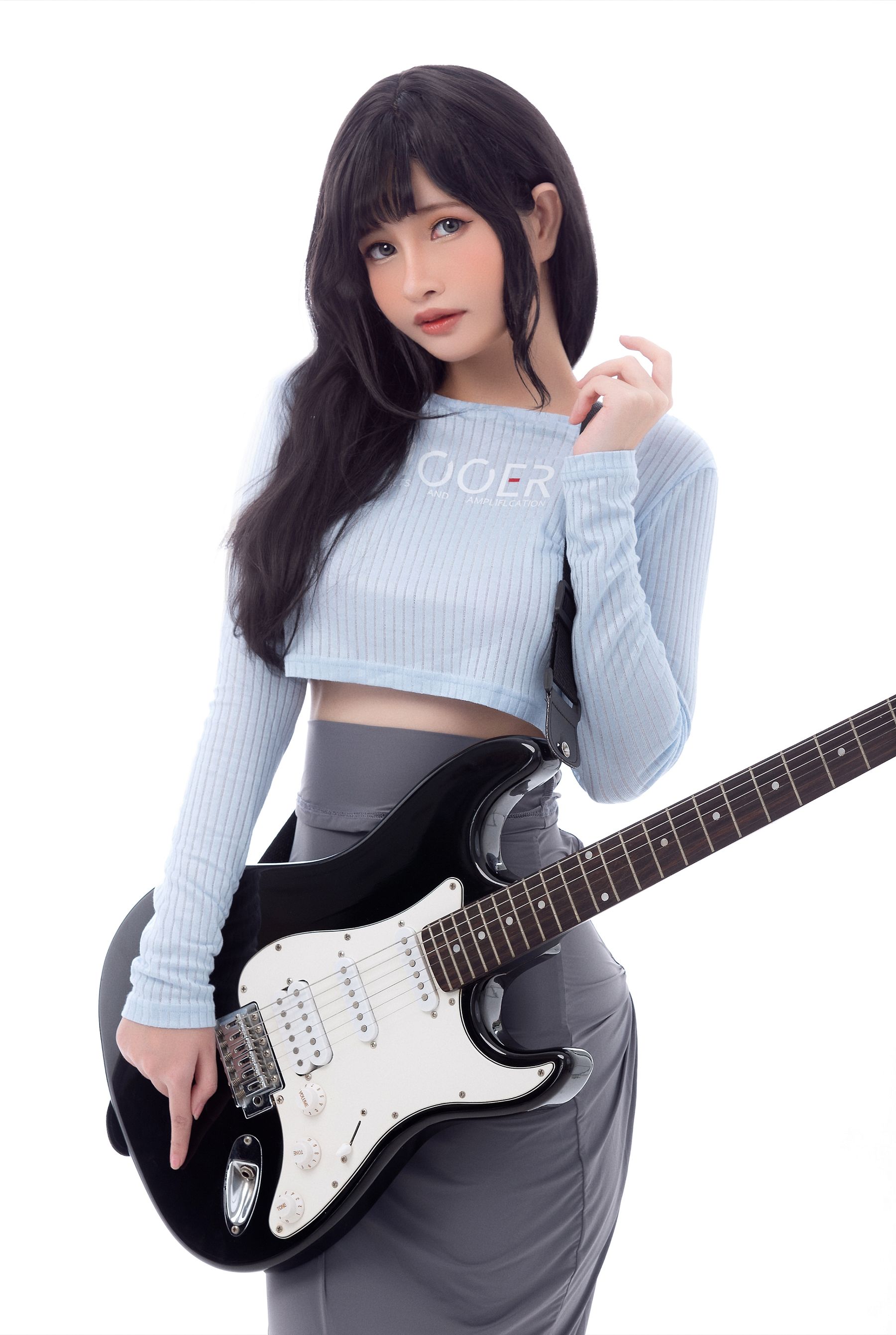 Azami福利 – Guitar Sister Cosplay-第16张