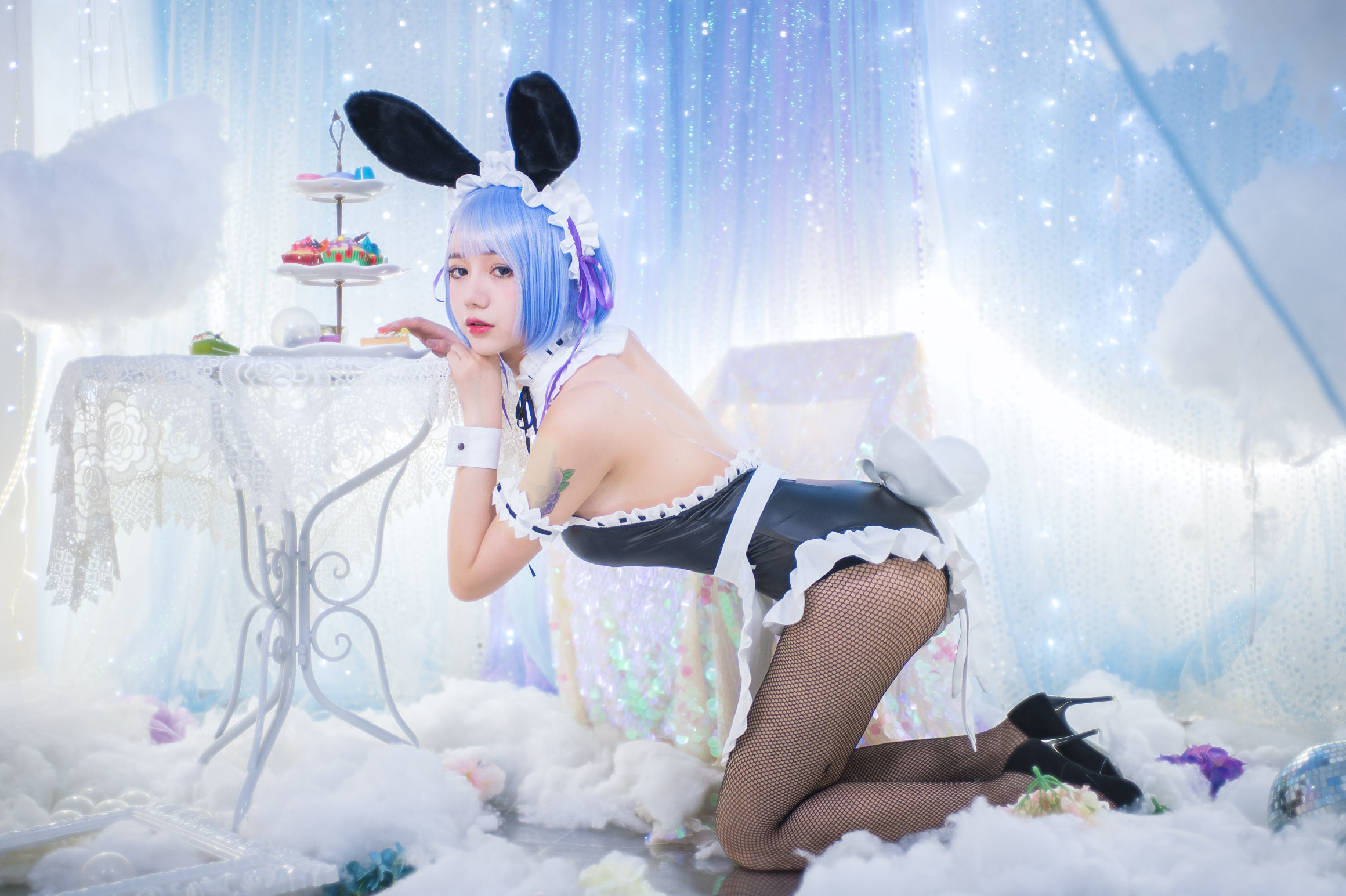 [萝莉COS] 洛丽塔大哥 – 蕾姆兔女郎 Cosplay-第17张