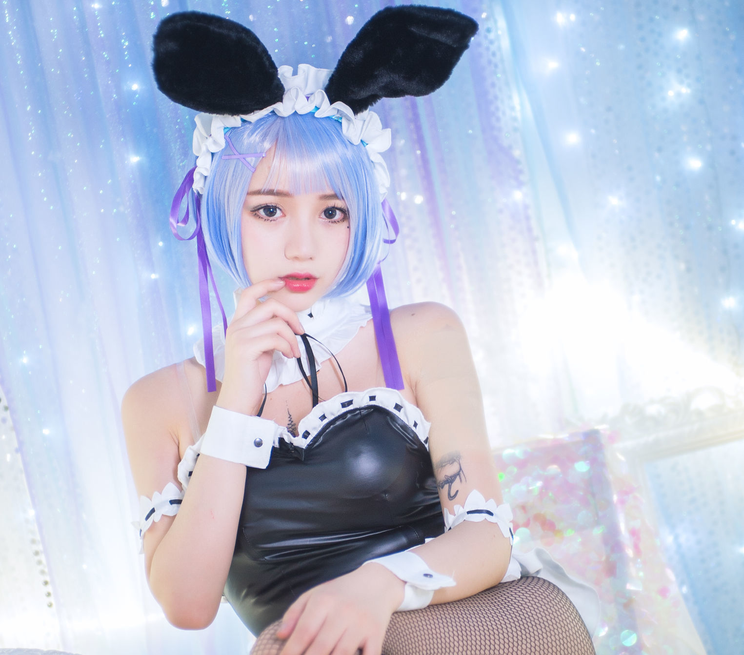 [萝莉COS] 洛丽塔大哥 – 蕾姆兔女郎 Cosplay-第3张