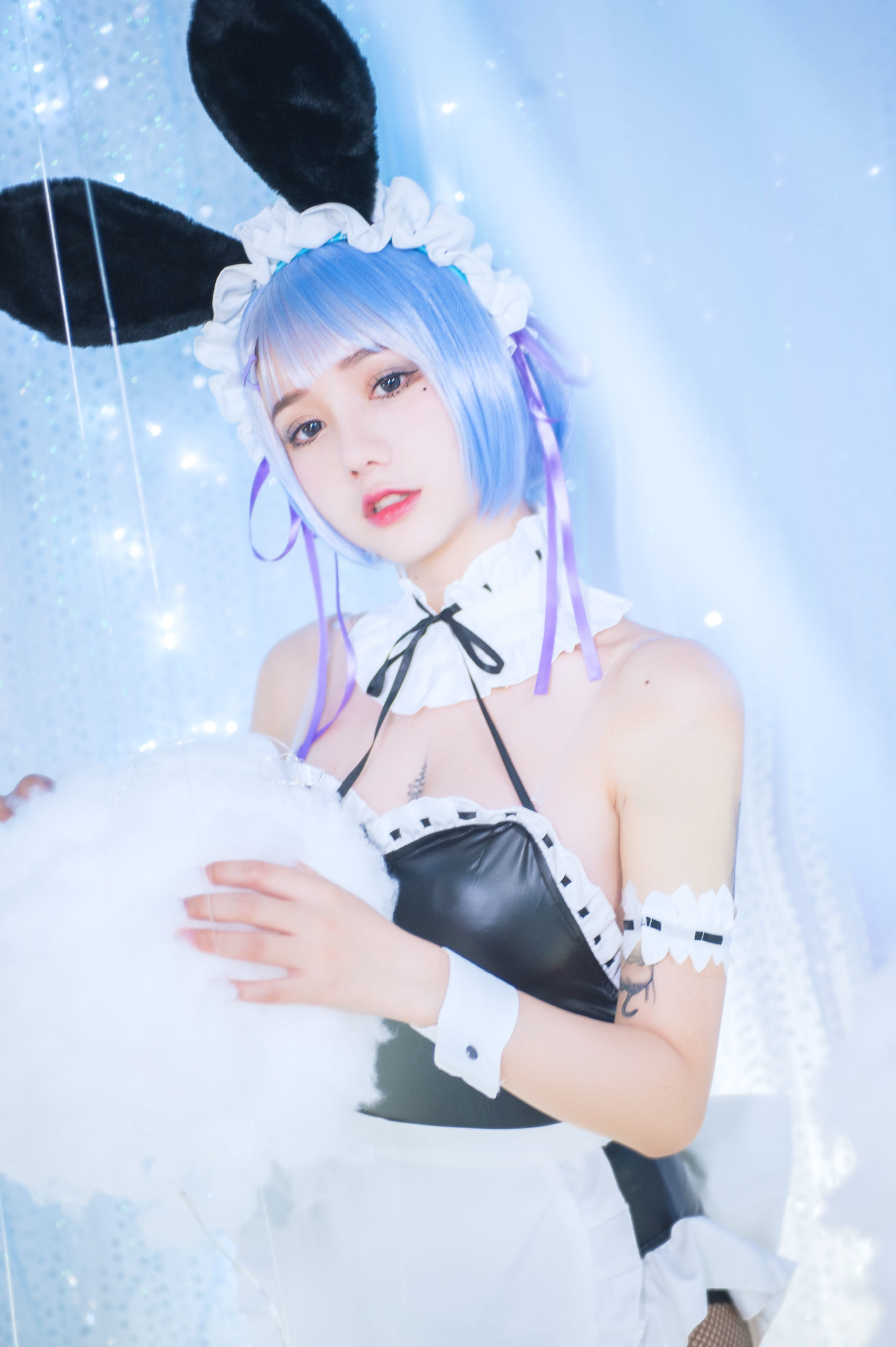 [萝莉COS] 洛丽塔大哥 – 蕾姆兔女郎 Cosplay-第16张