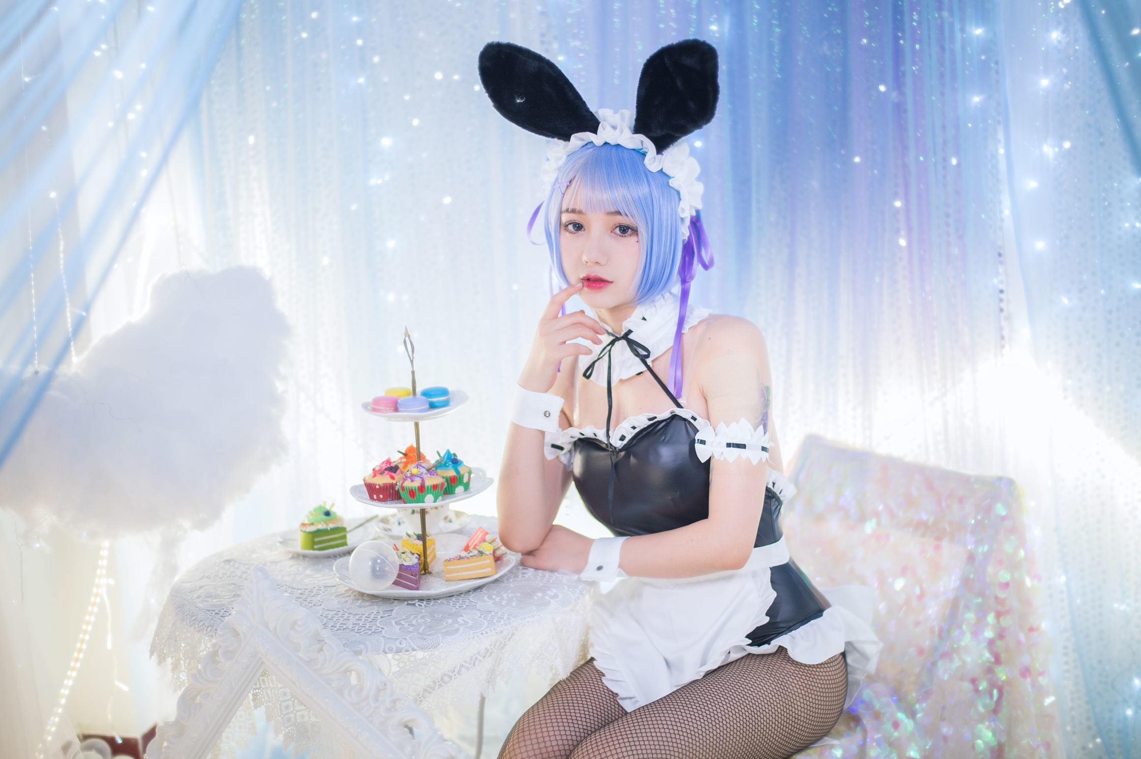 [萝莉COS] 洛丽塔大哥 – 蕾姆兔女郎 Cosplay-第10张