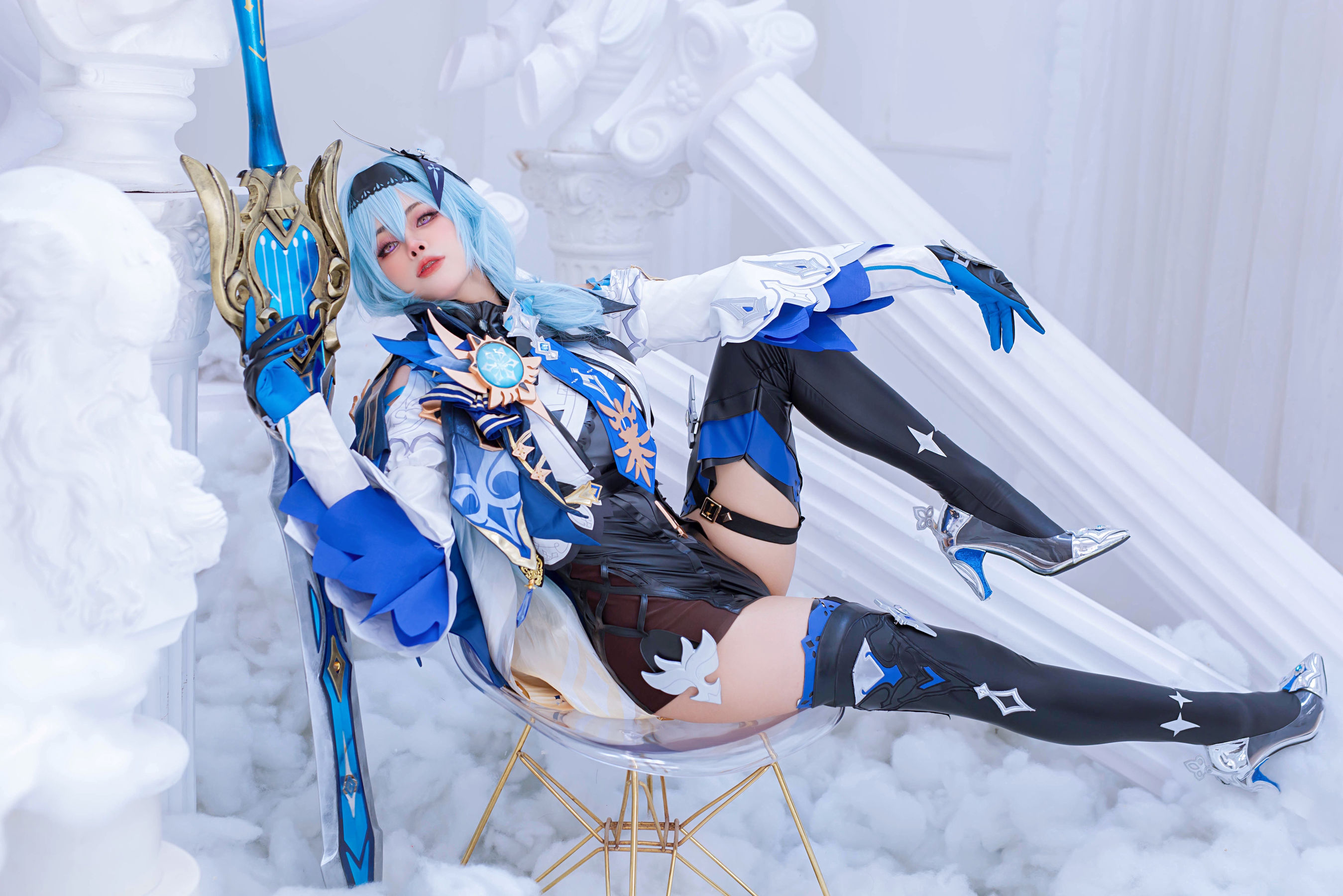 日本性感萝莉Byoru – Eula Cosplay-第5张