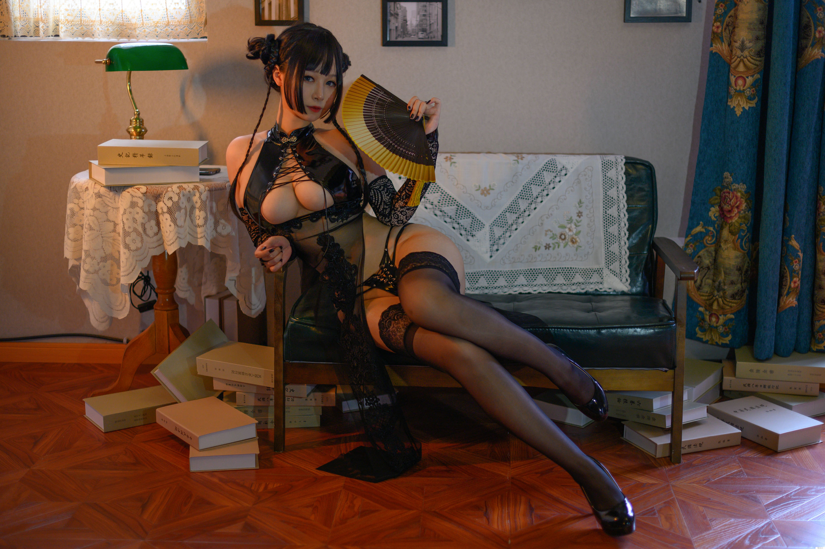 二次元美少女PAKI酱 – 靡烟旗袍 Cosplay-第24张