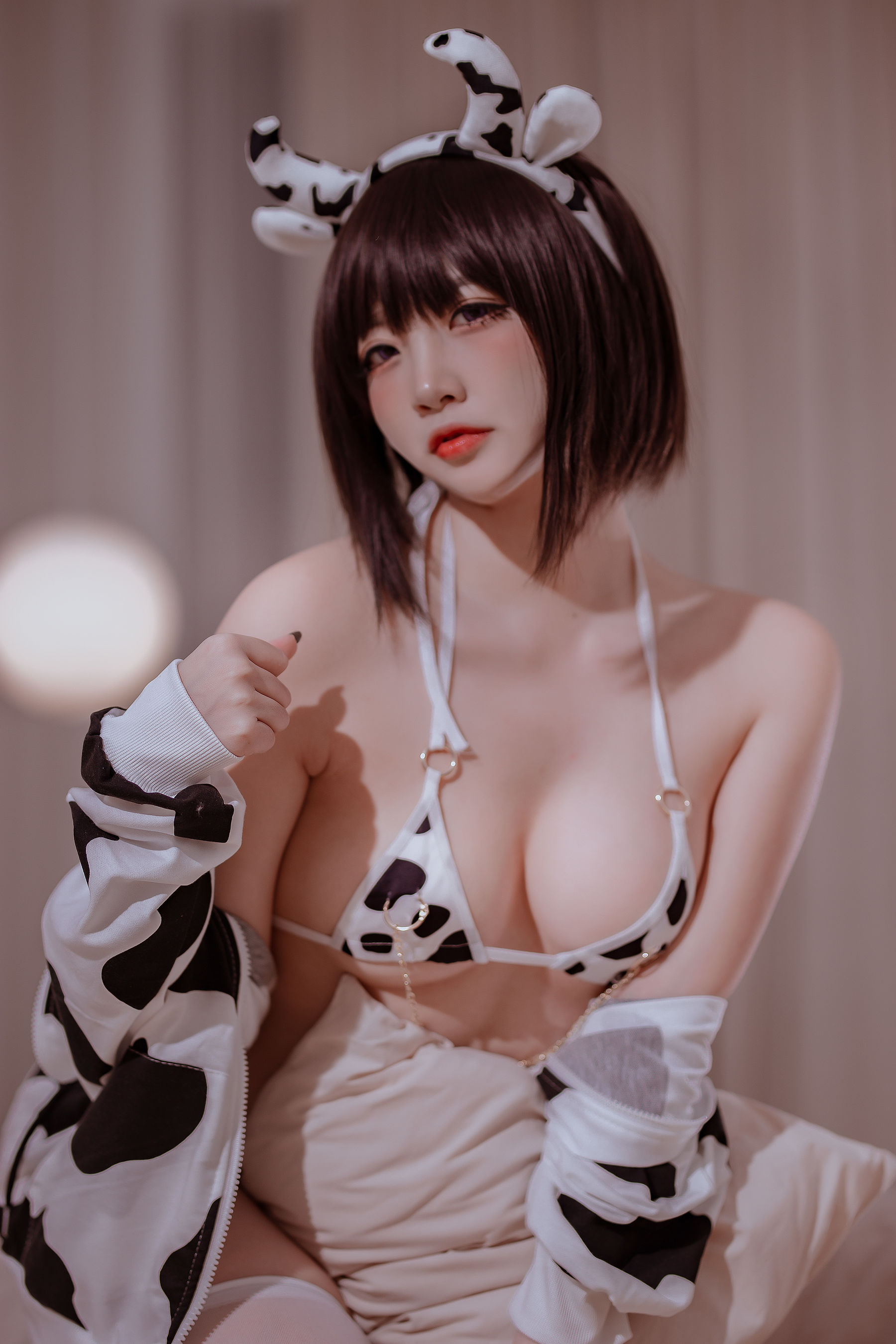 人气Coser二佐Nisa – 奶牛妹妹 Cosplay-第7张