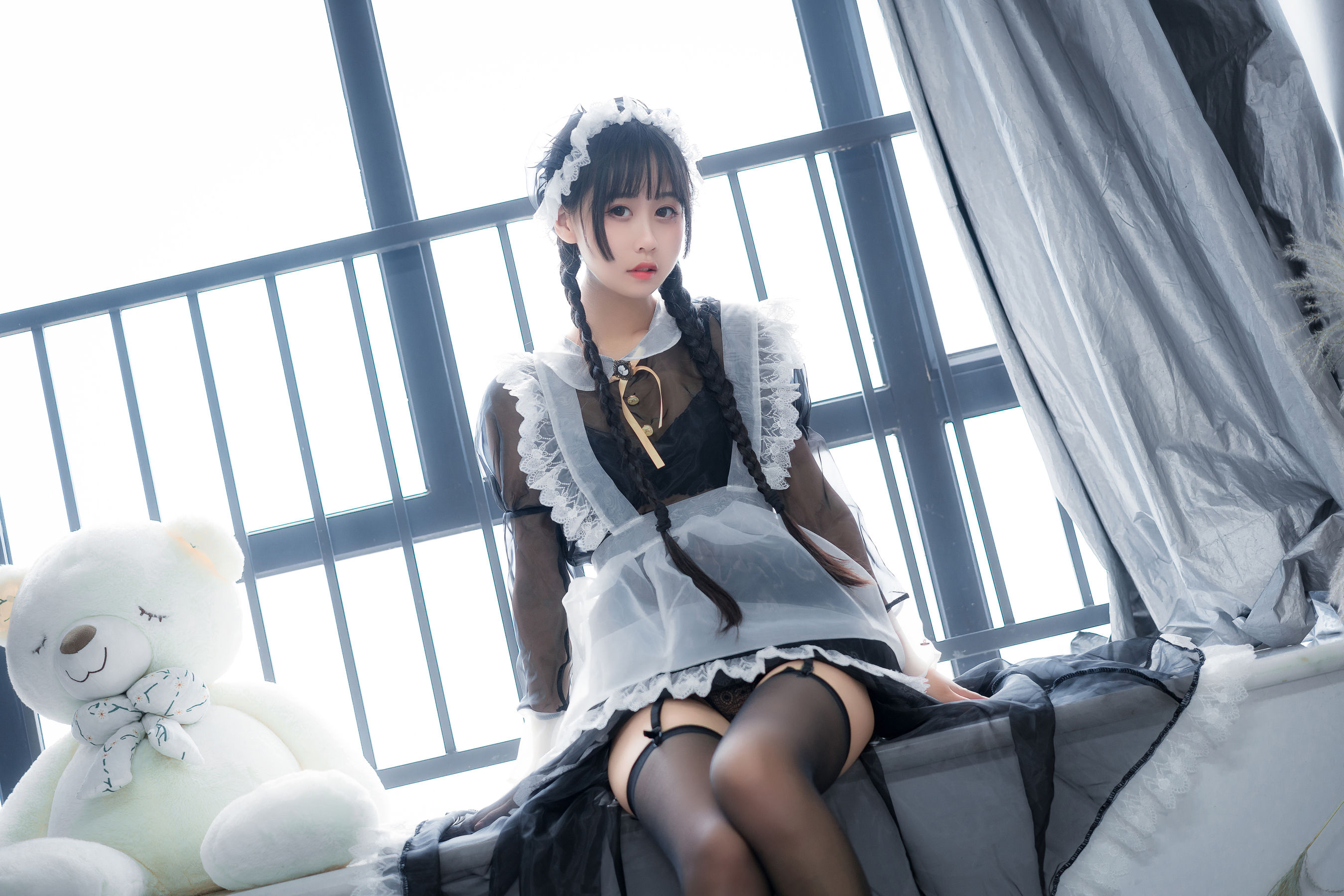 阳光美少女萌芽儿o0 – 透明女仆2 Cosplay-第3张