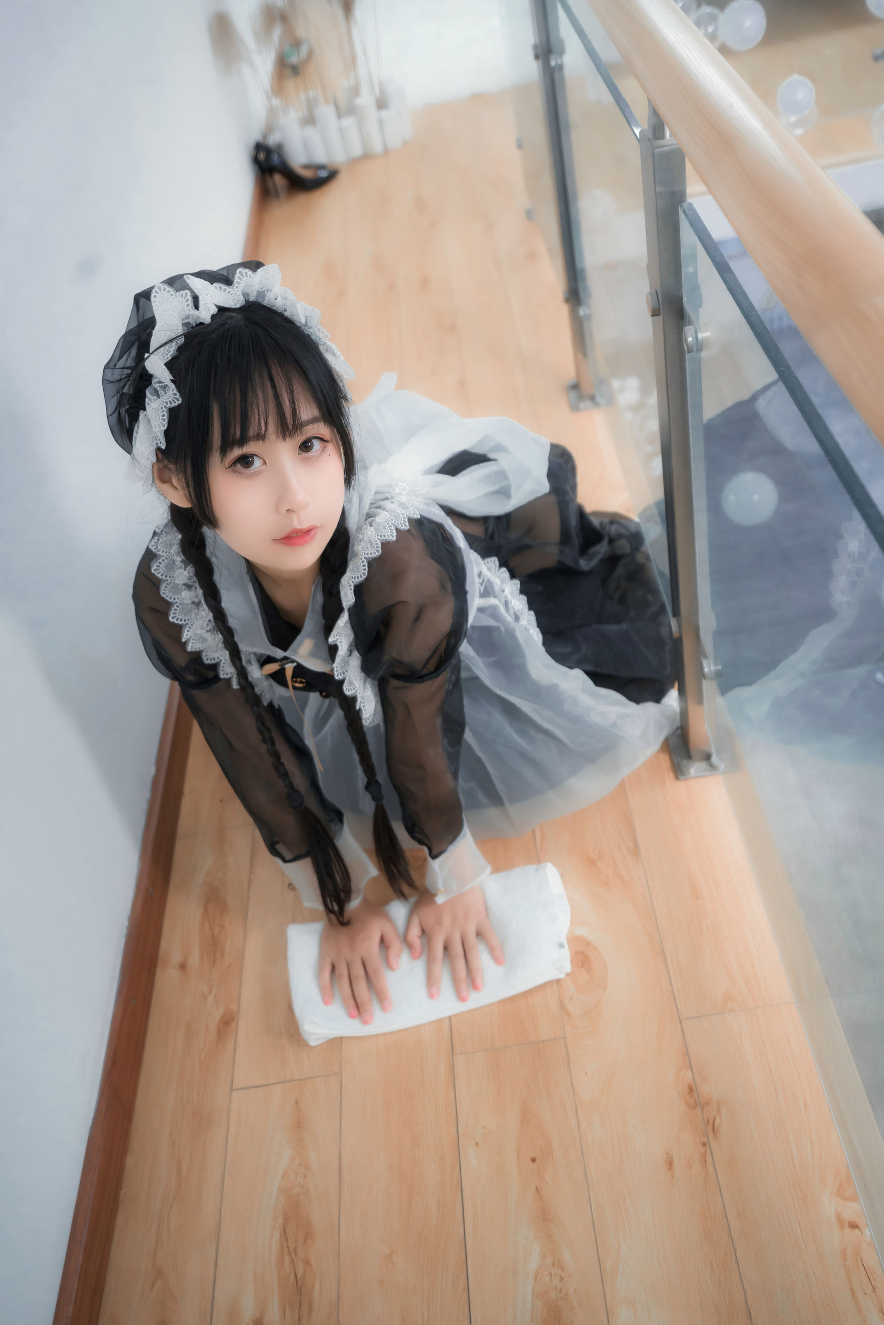 阳光美少女萌芽儿o0 – 透明女仆2 Cosplay-第9张