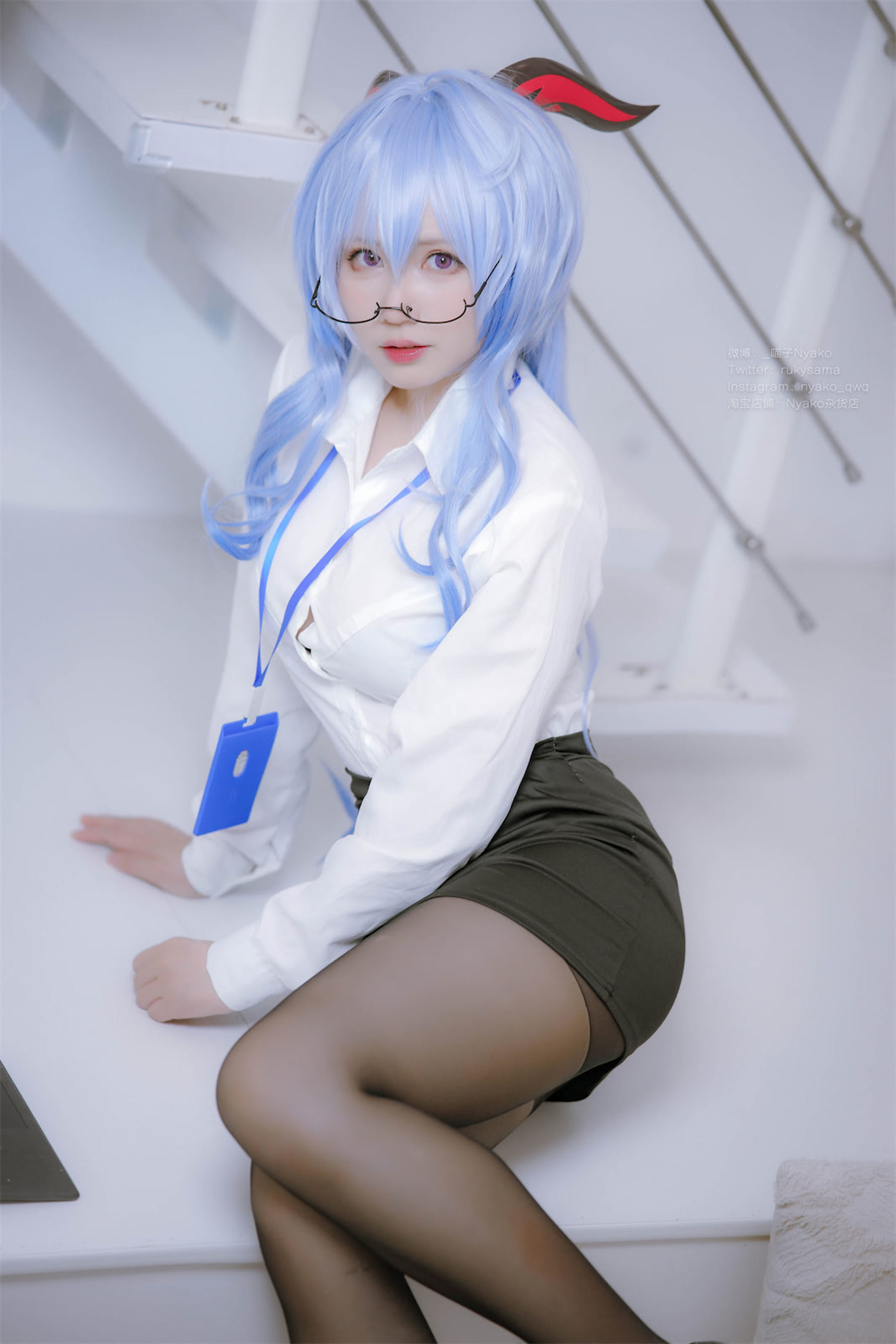 Nyako喵子 – 原神甘雨OL Cosplay-第42张