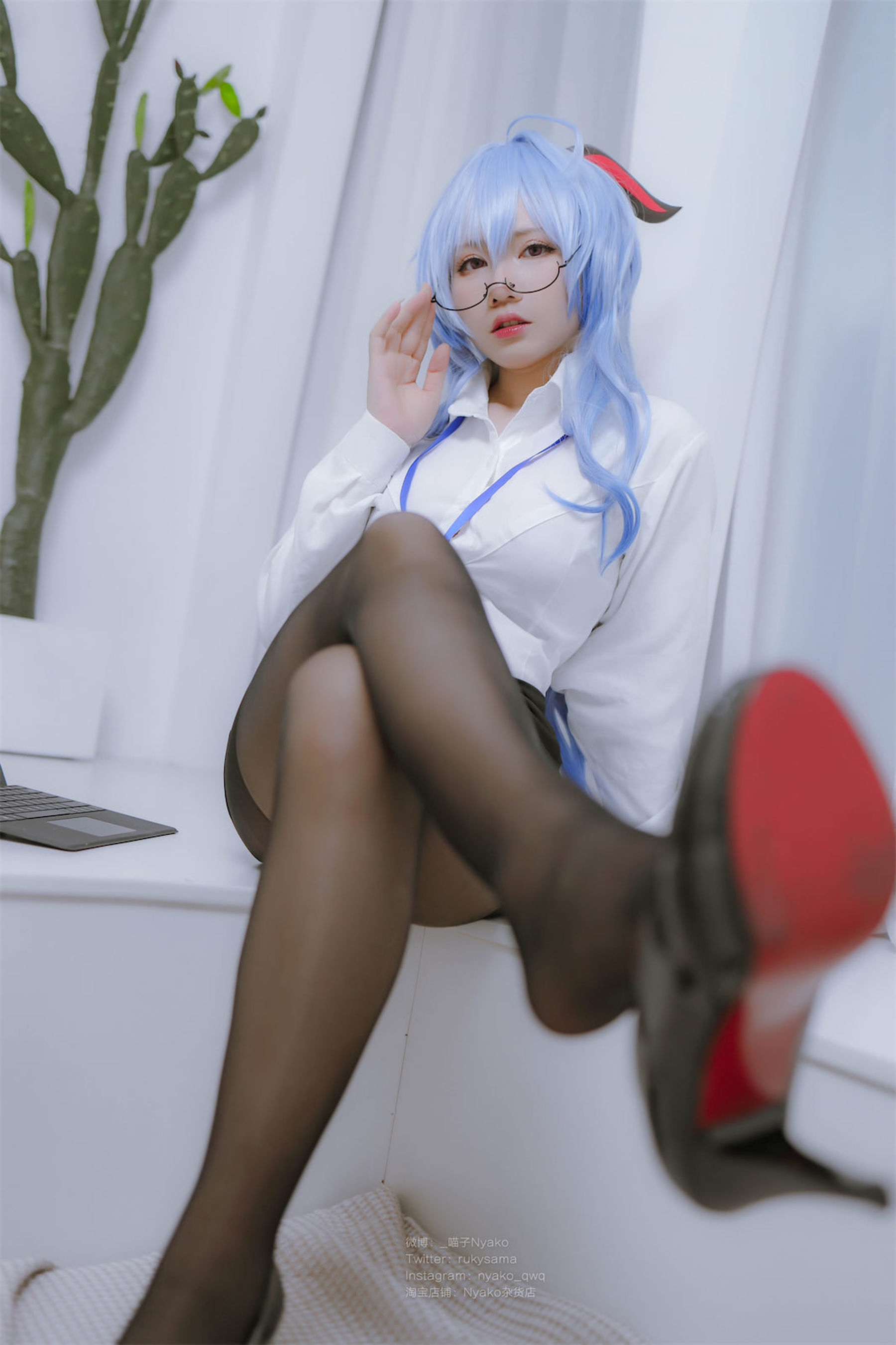 Nyako喵子 – 原神甘雨OL Cosplay-第39张