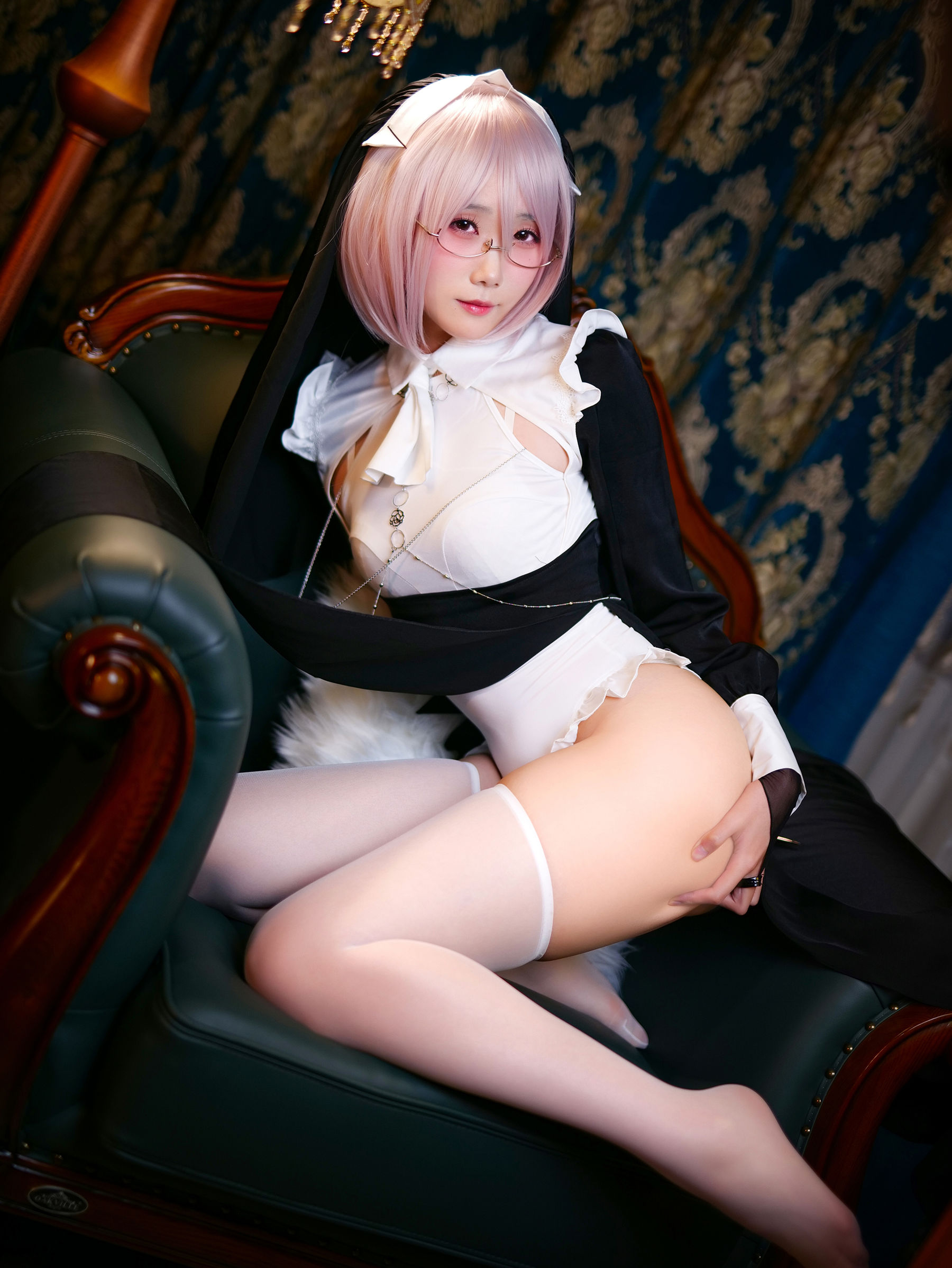 动漫博主曉美媽 – 痴-修女 Cosplay-第39张