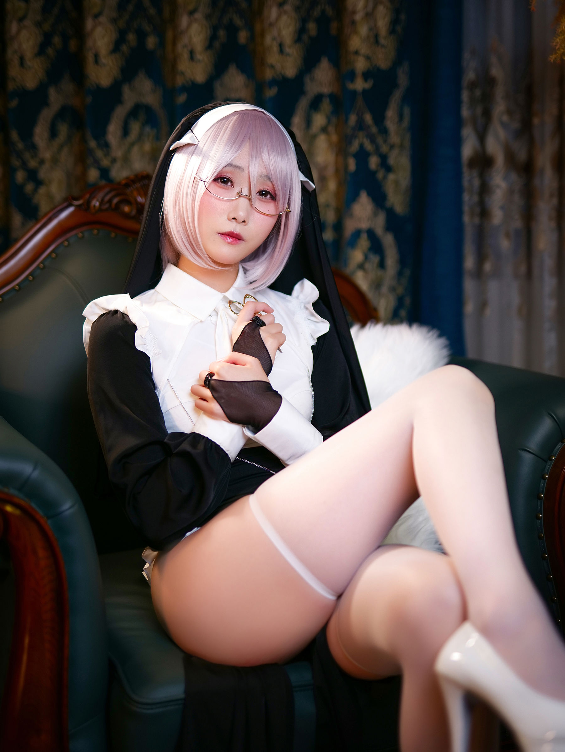 动漫博主曉美媽 – 痴-修女 Cosplay-第28张