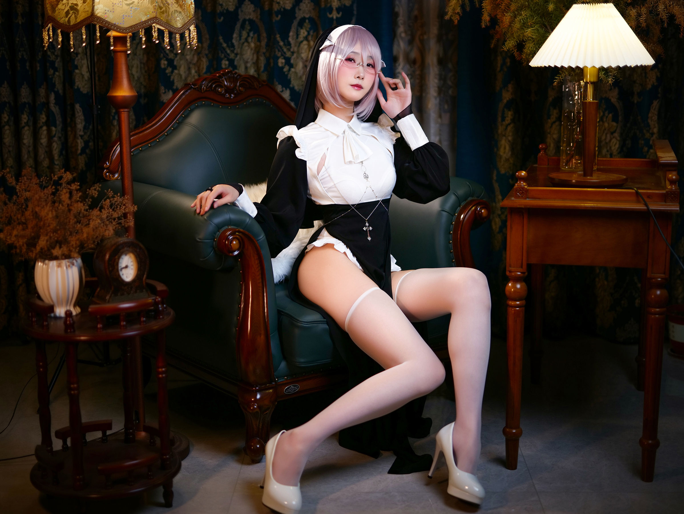 动漫博主曉美媽 – 痴-修女 Cosplay-第5张
