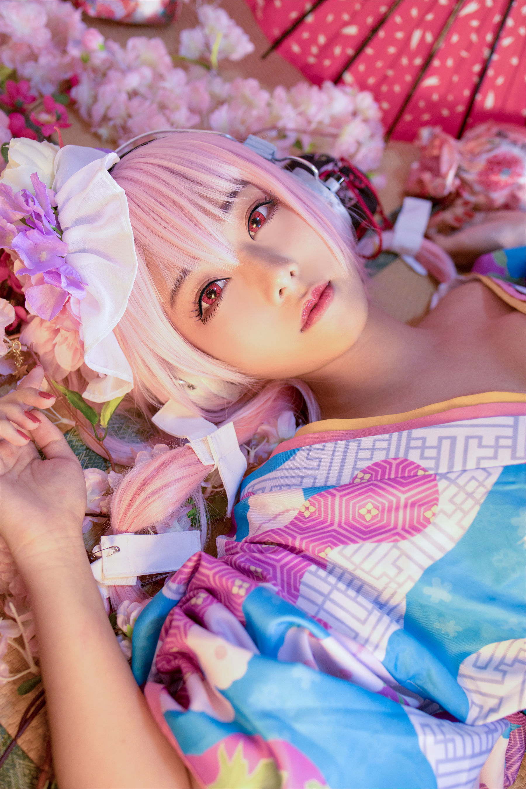 [Cosplay写真] 萌系小姐姐蜜汁猫裘 – 索尼子和服 Cosplay-第5张