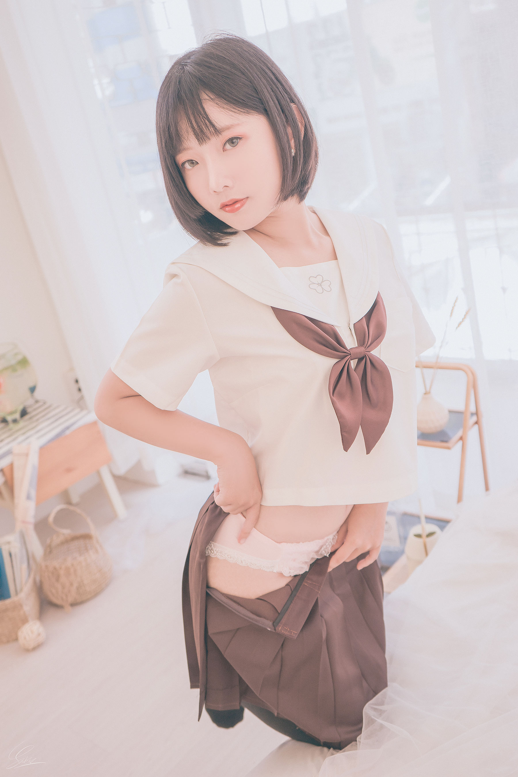 [Cosplay写真] Messie Huang – Birthday Seifuku Cosplay-第11张