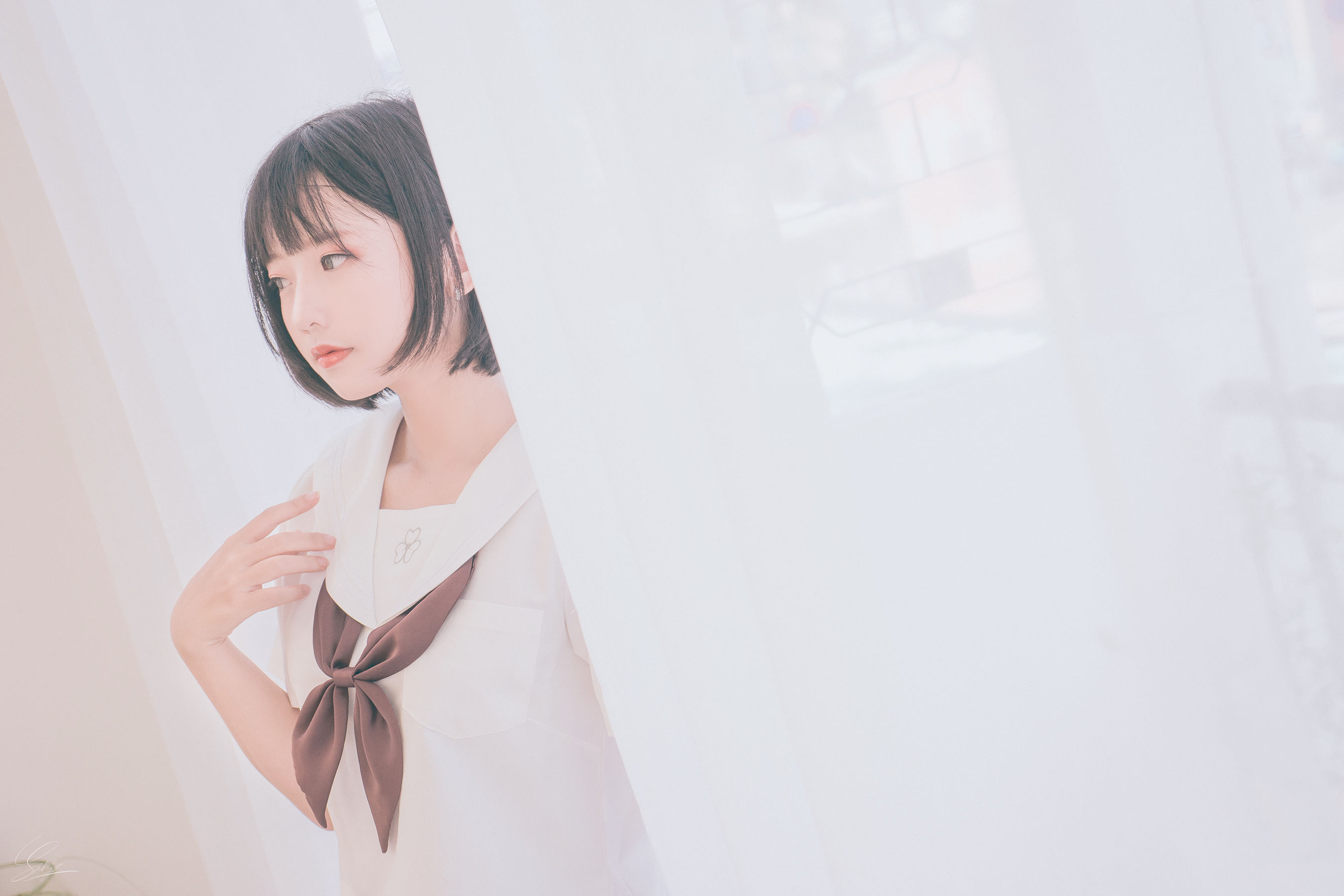 [Cosplay写真] Messie Huang – Birthday Seifuku Cosplay-第5张