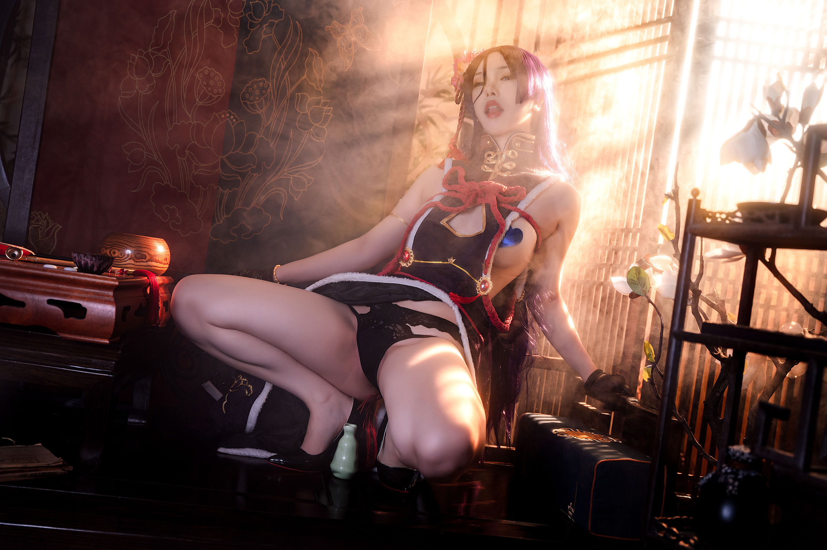 一北亦北 – 奶光旗袍 Cosplay-第2张
