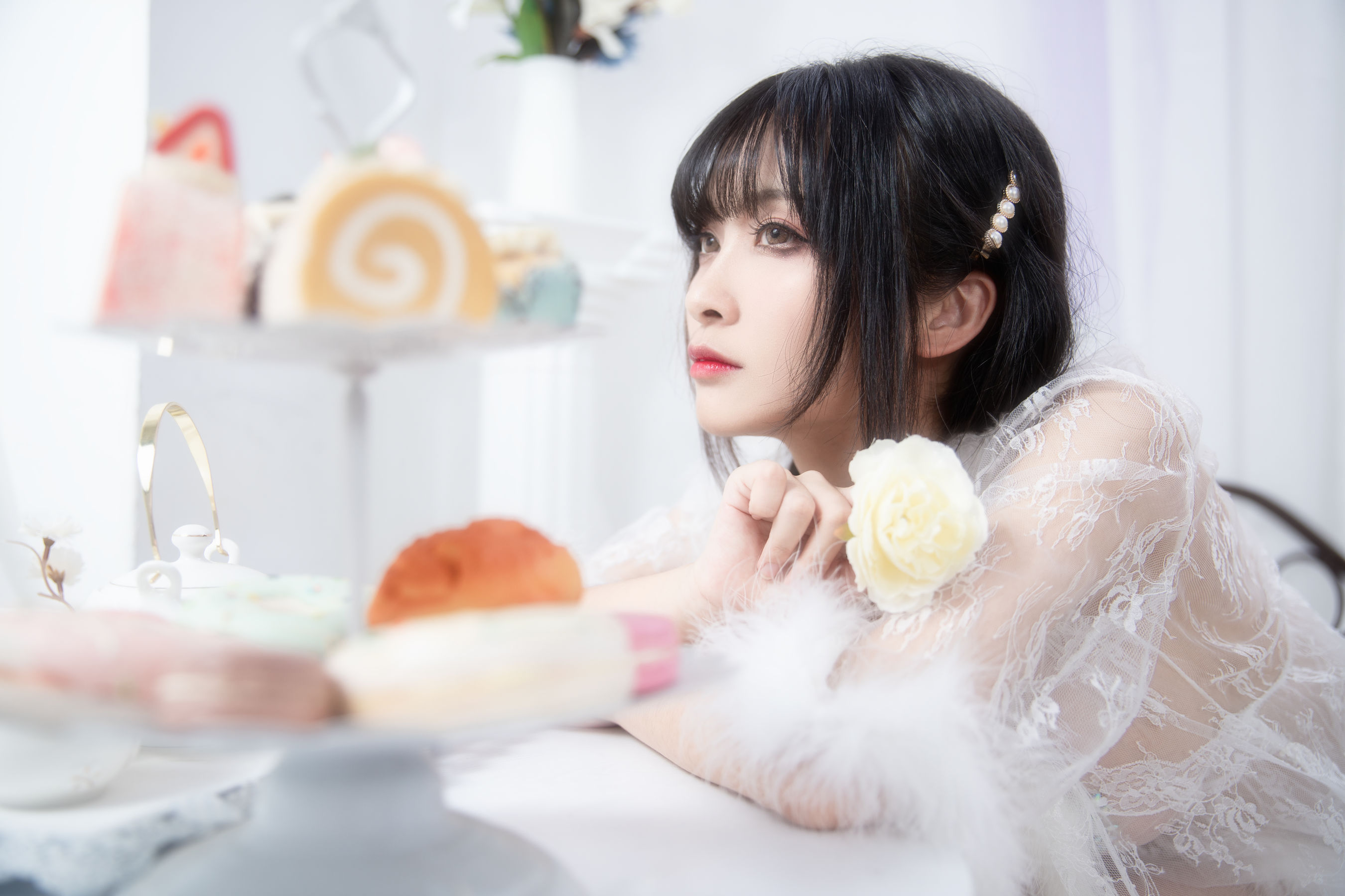 动漫博主洛璃LoLiSAMA – 蛋糕 Cosplay-第3张