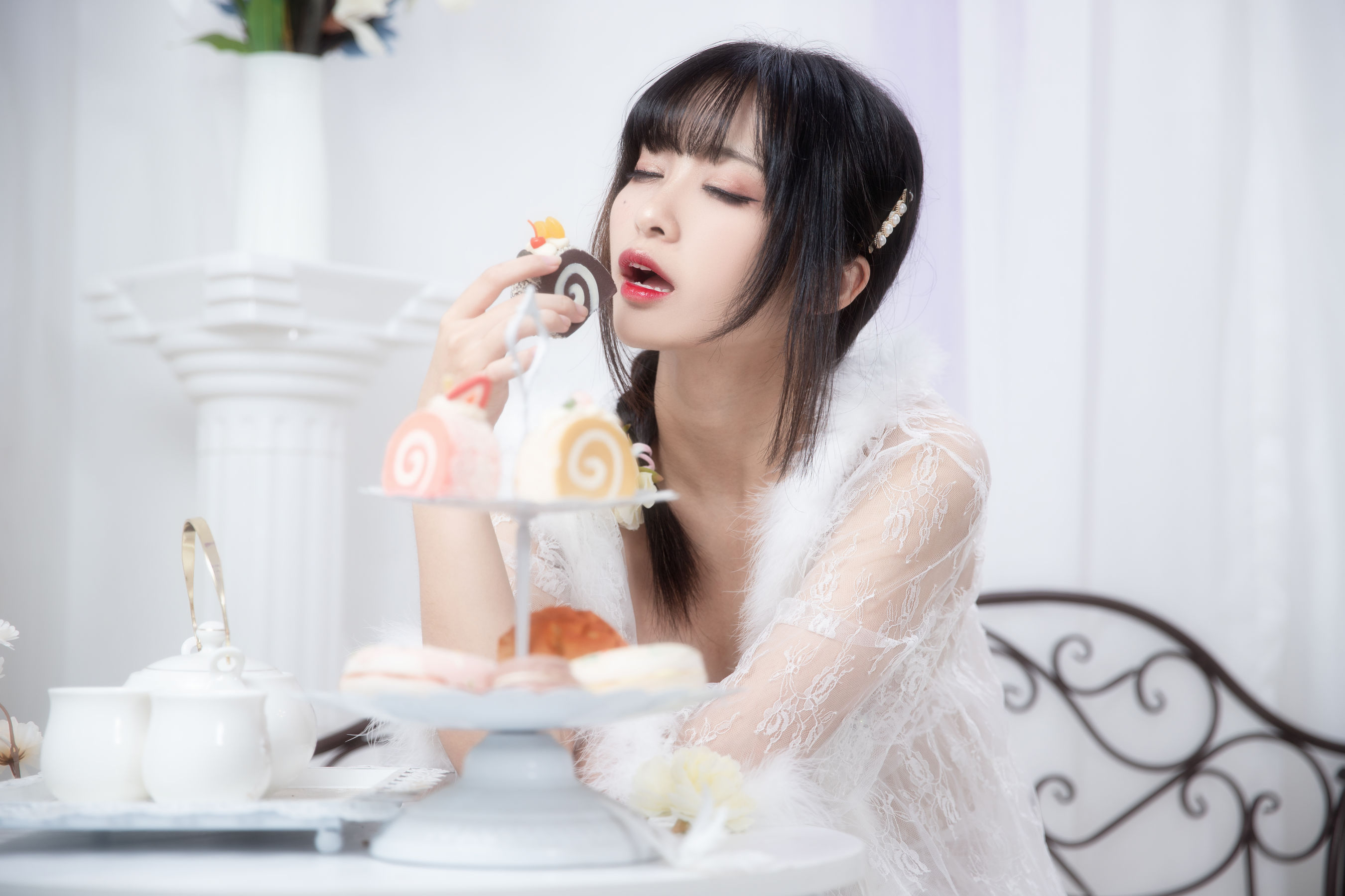 动漫博主洛璃LoLiSAMA – 蛋糕 Cosplay-第11张