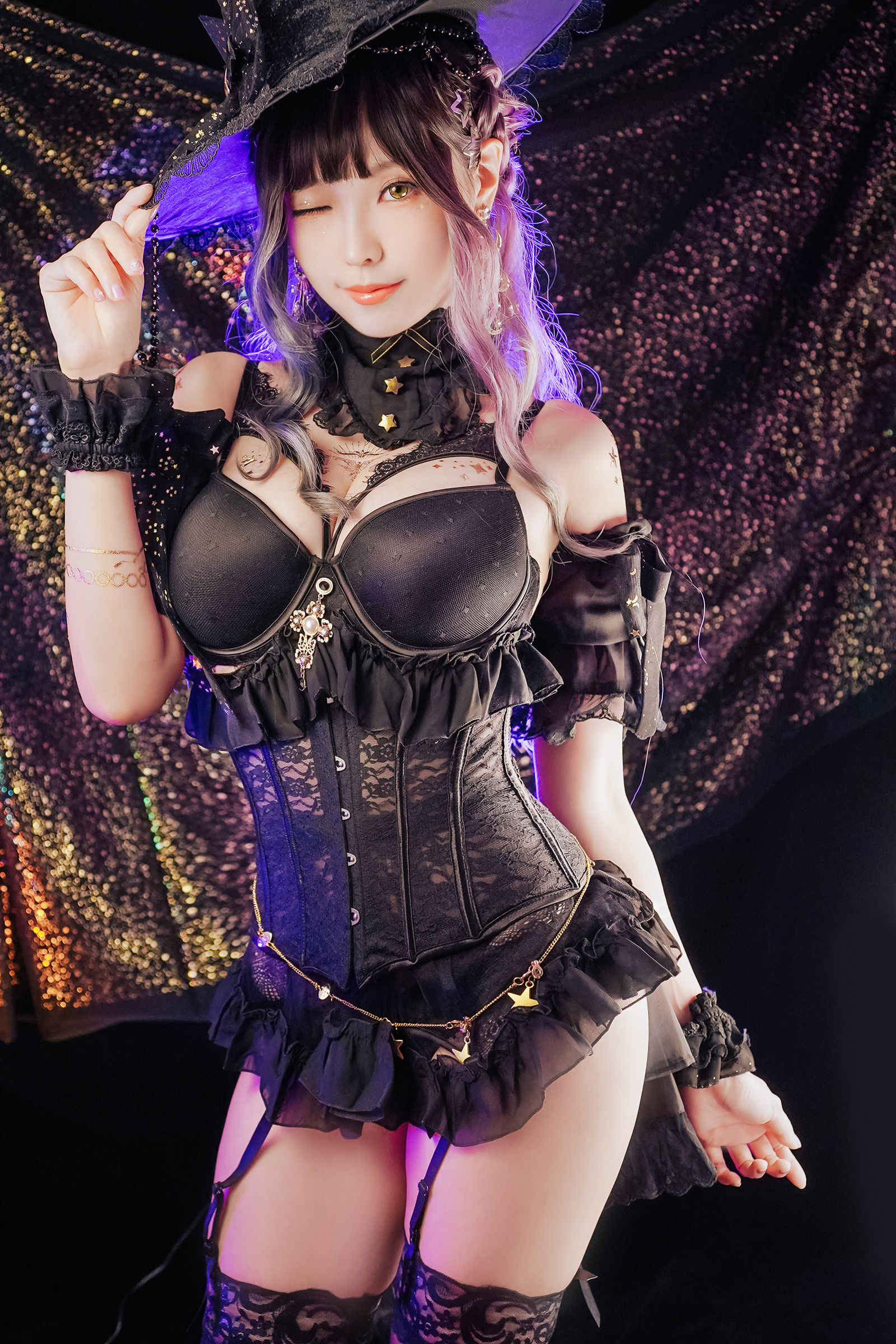 Ely_eee(ElyEE子) – Astrology Witch Cosplay-第6张