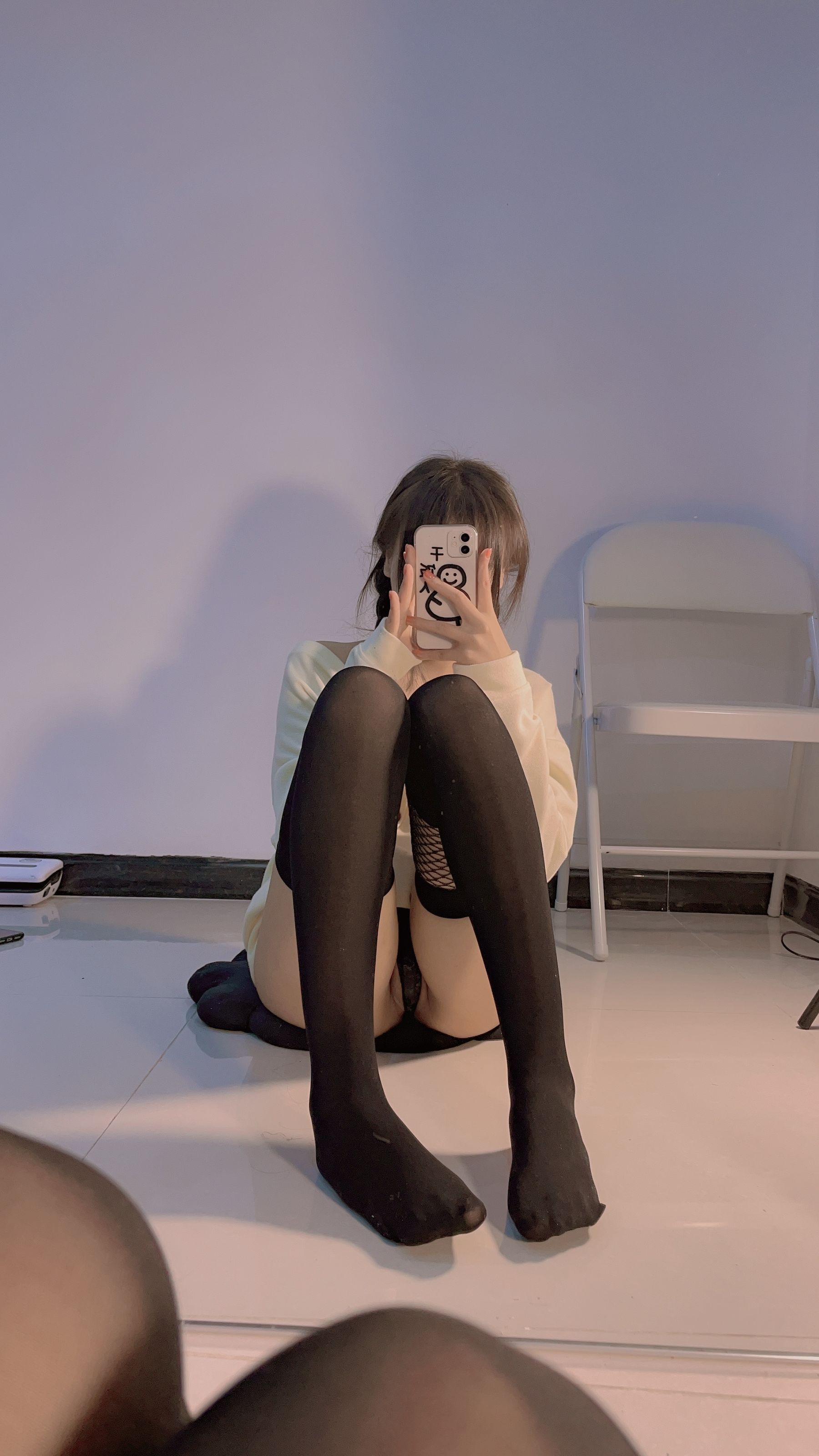宁酱 – 黑丝女仆 Cosplay-第3张