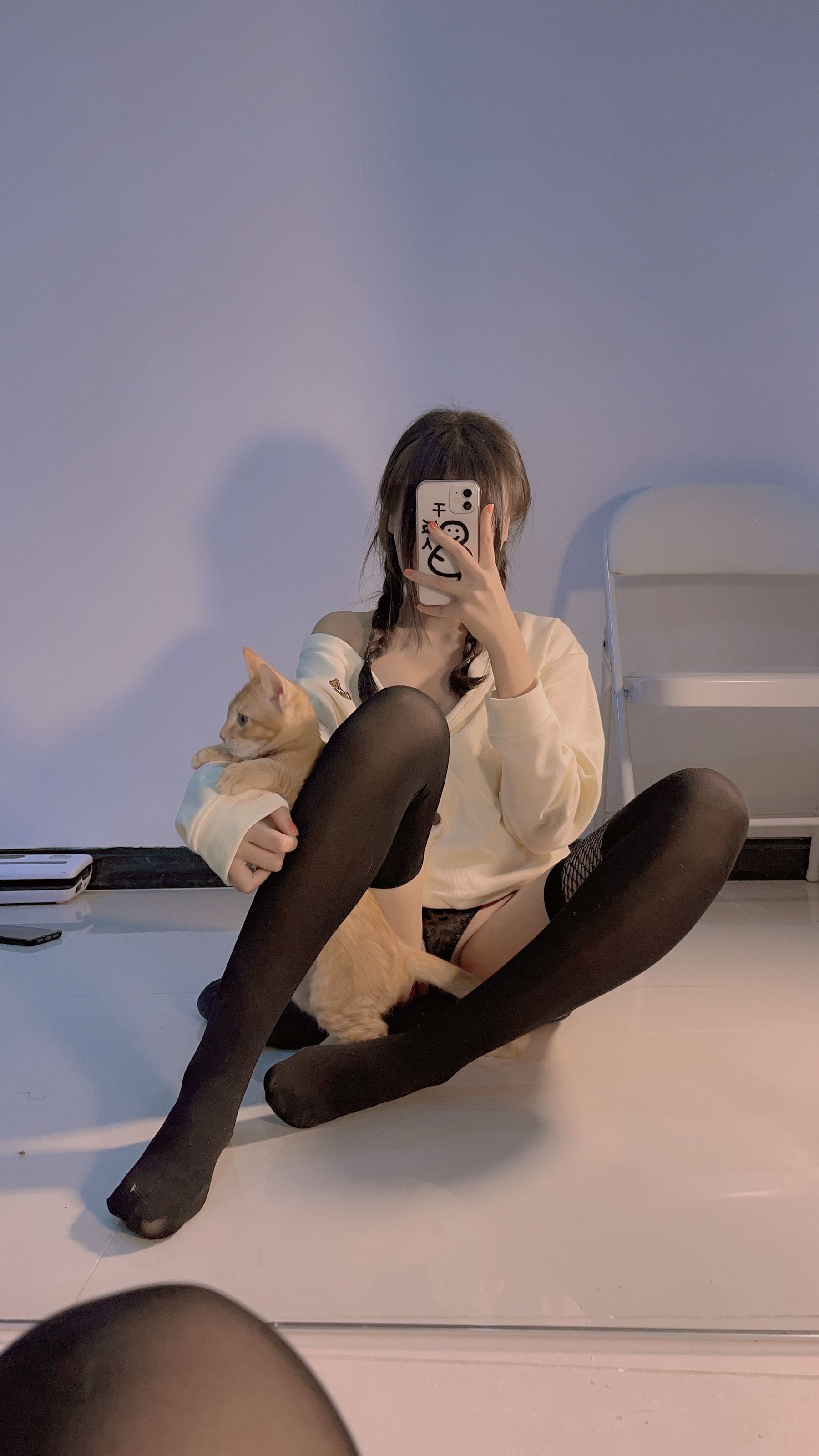 宁酱 – 黑丝女仆 Cosplay-第21张