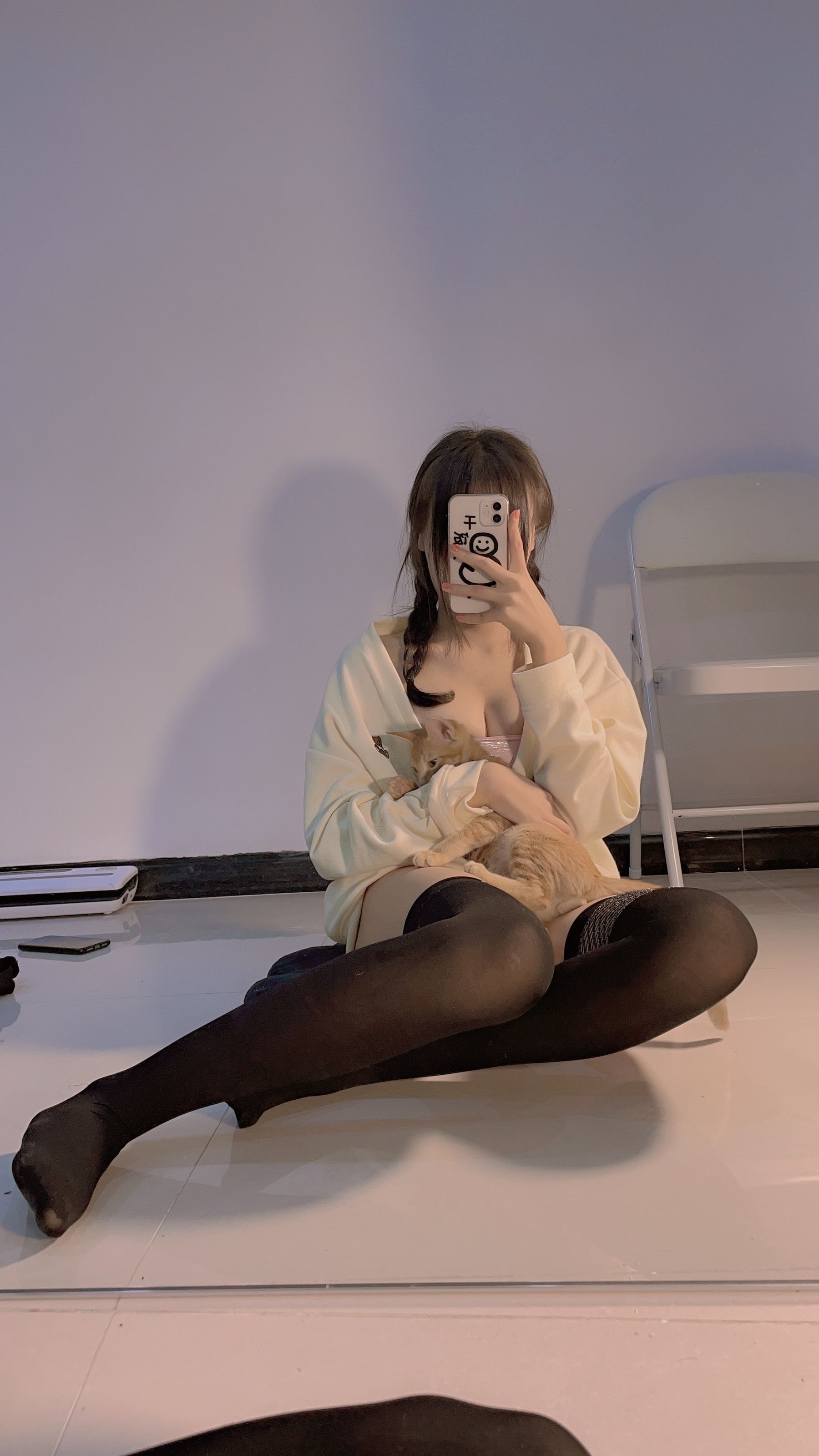 宁酱 – 黑丝女仆 Cosplay-第51张