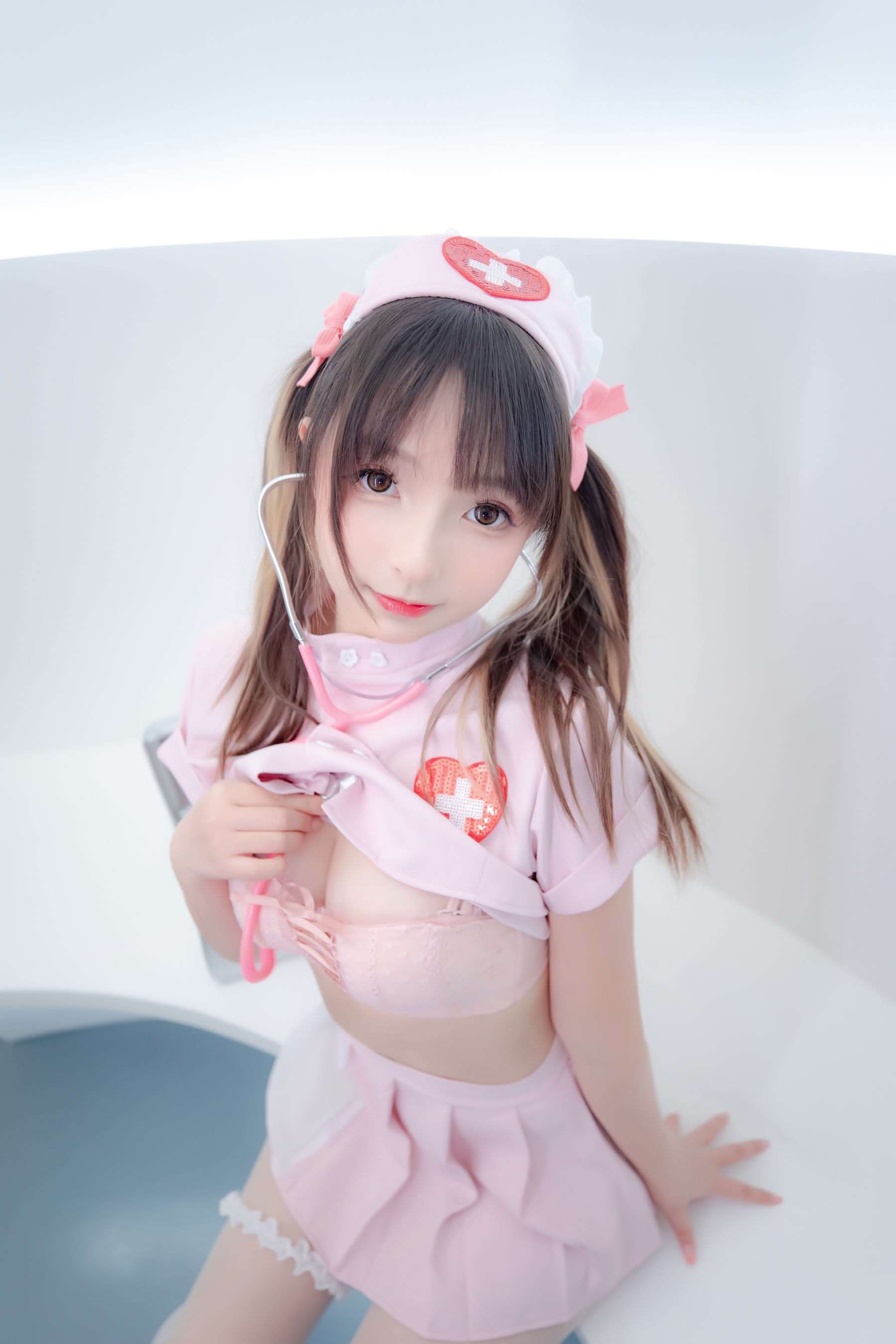 萝莉神楽板真冬 之心身バランス Cosplay-第2张