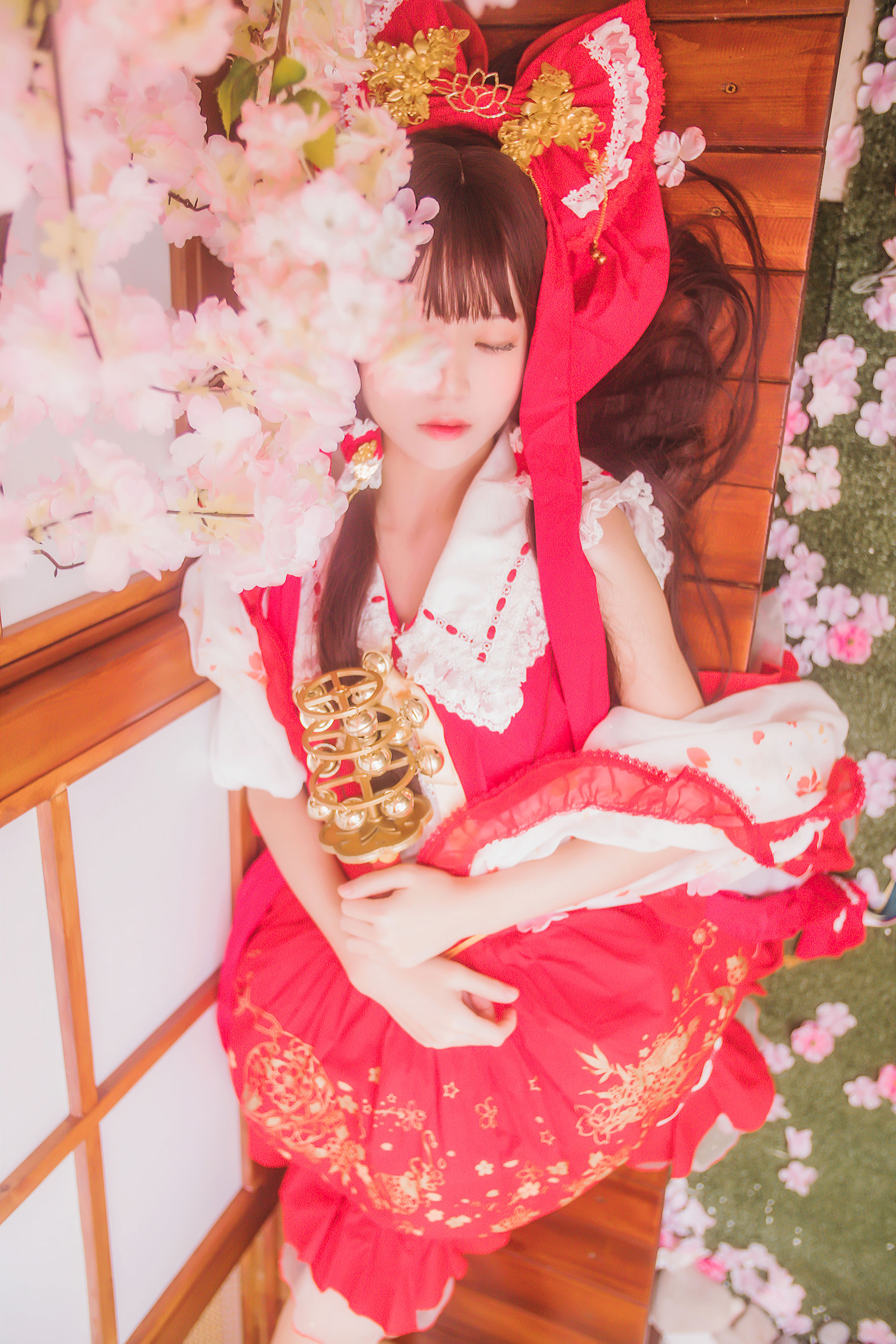 [萝莉COS] 疯猫ss《灵梦》 Cosplay-第9张