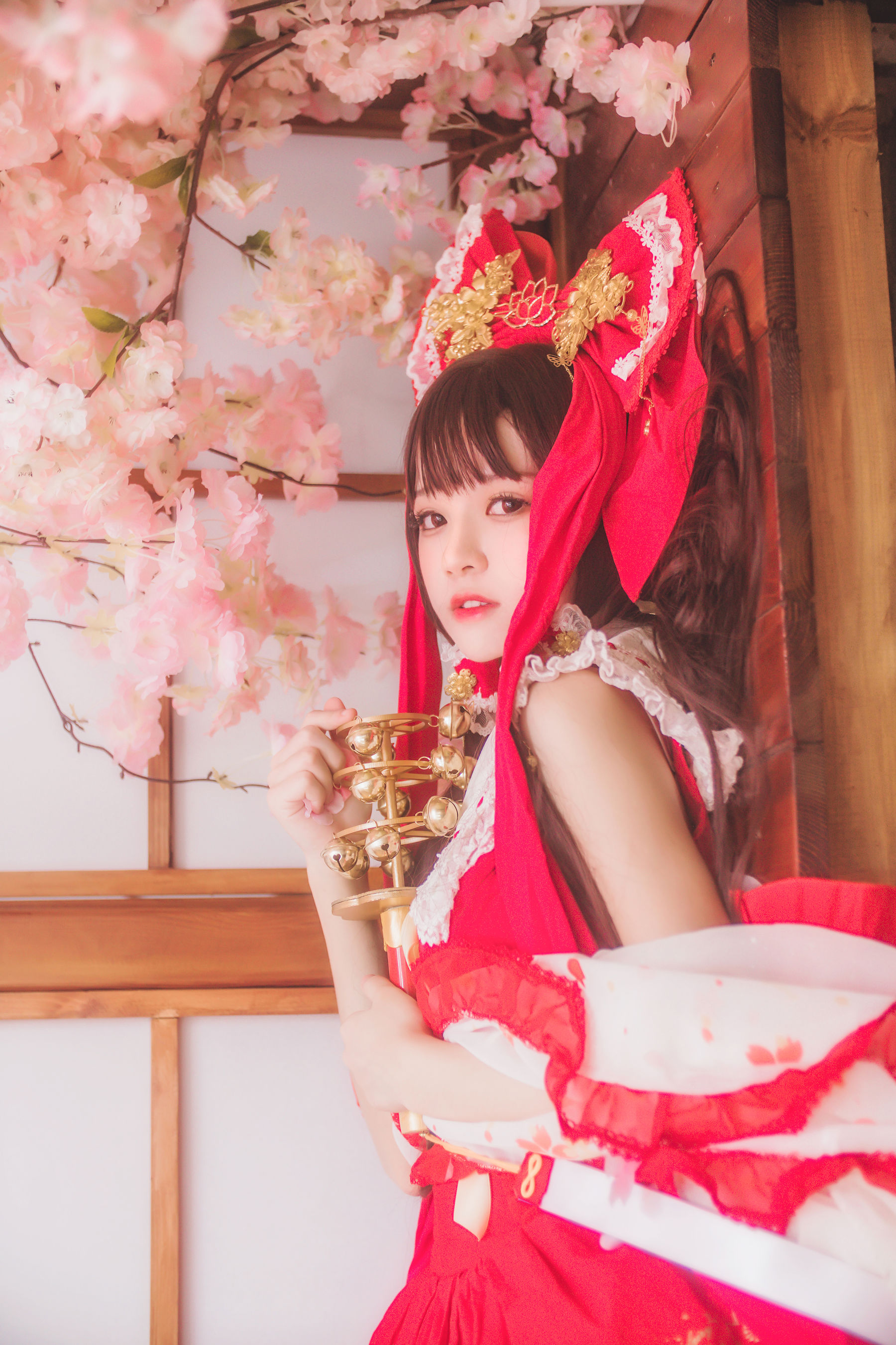 [萝莉COS] 疯猫ss《灵梦》 Cosplay-第37张