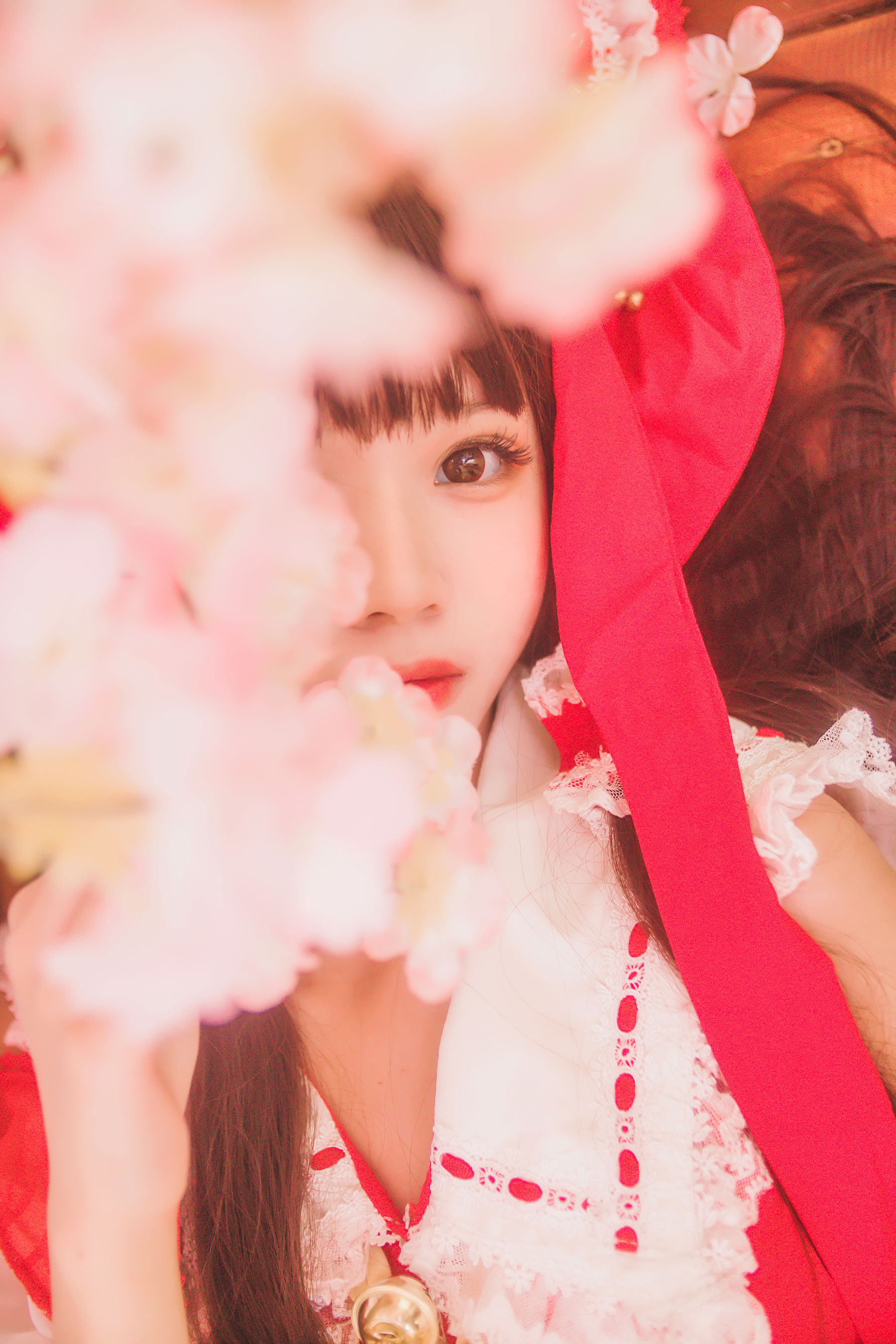 [萝莉COS] 疯猫ss《灵梦》 Cosplay-第38张