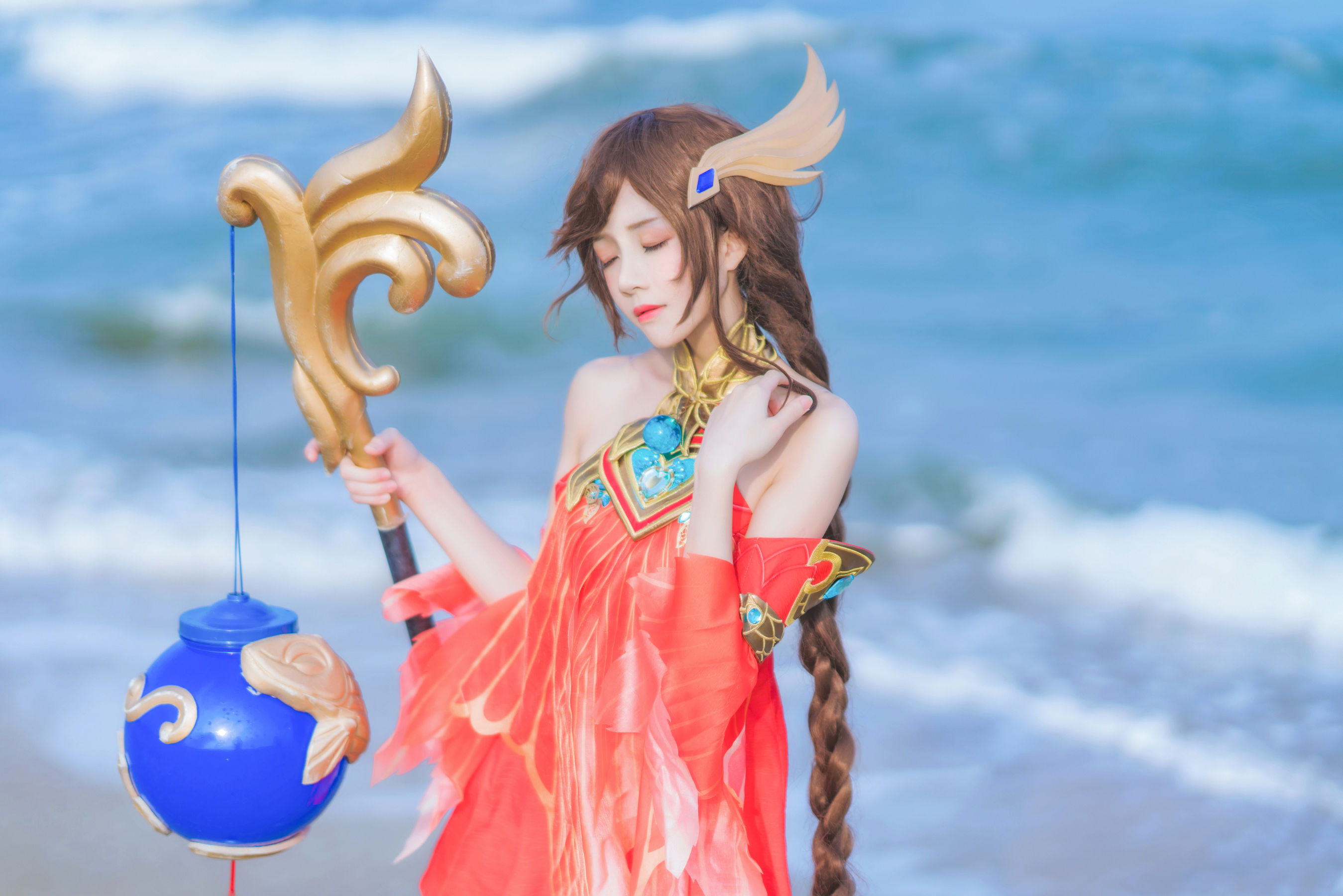 桜桃喵 王者荣耀 大乔 Cosplay-第5张
