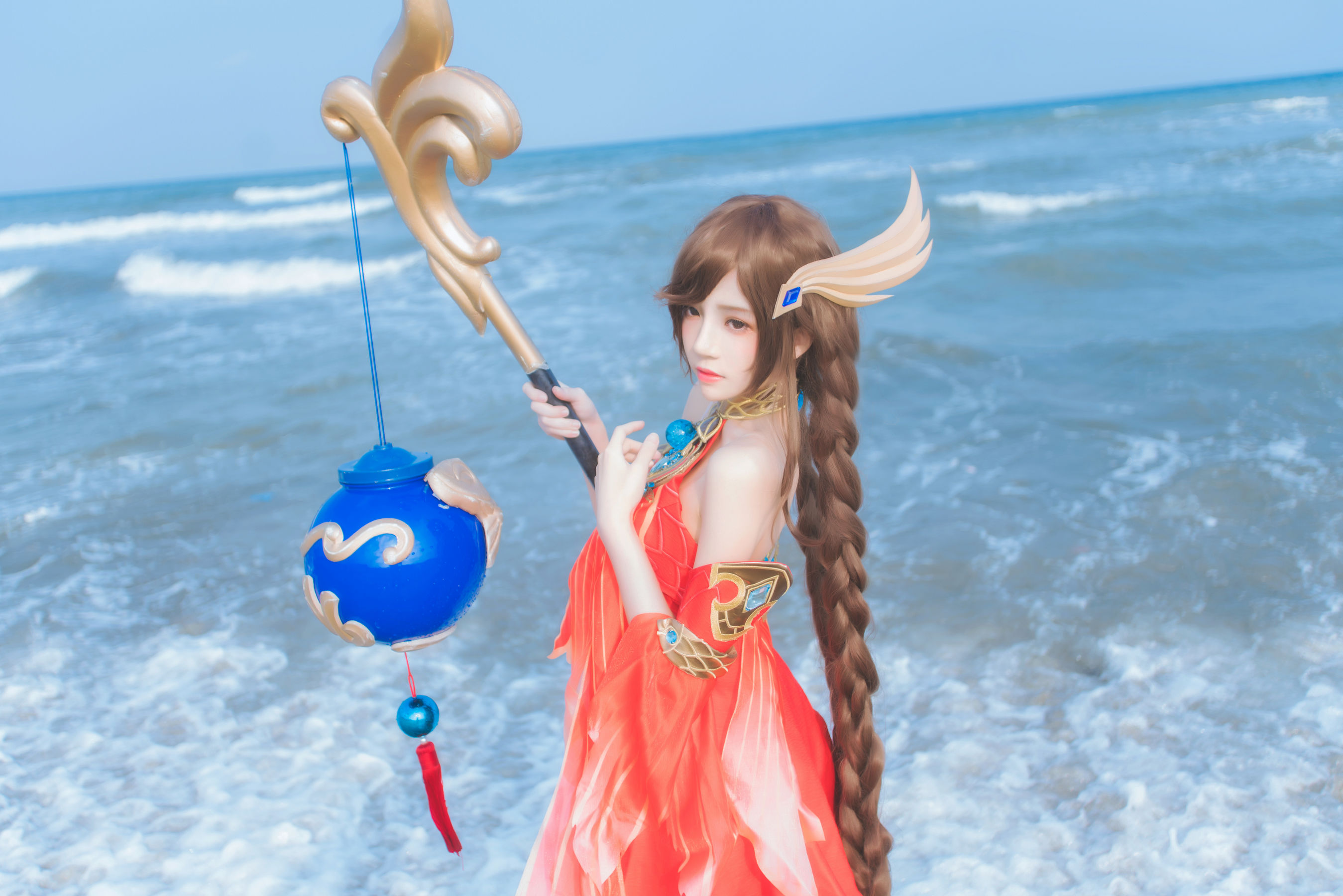 桜桃喵 王者荣耀 大乔 Cosplay-第27张