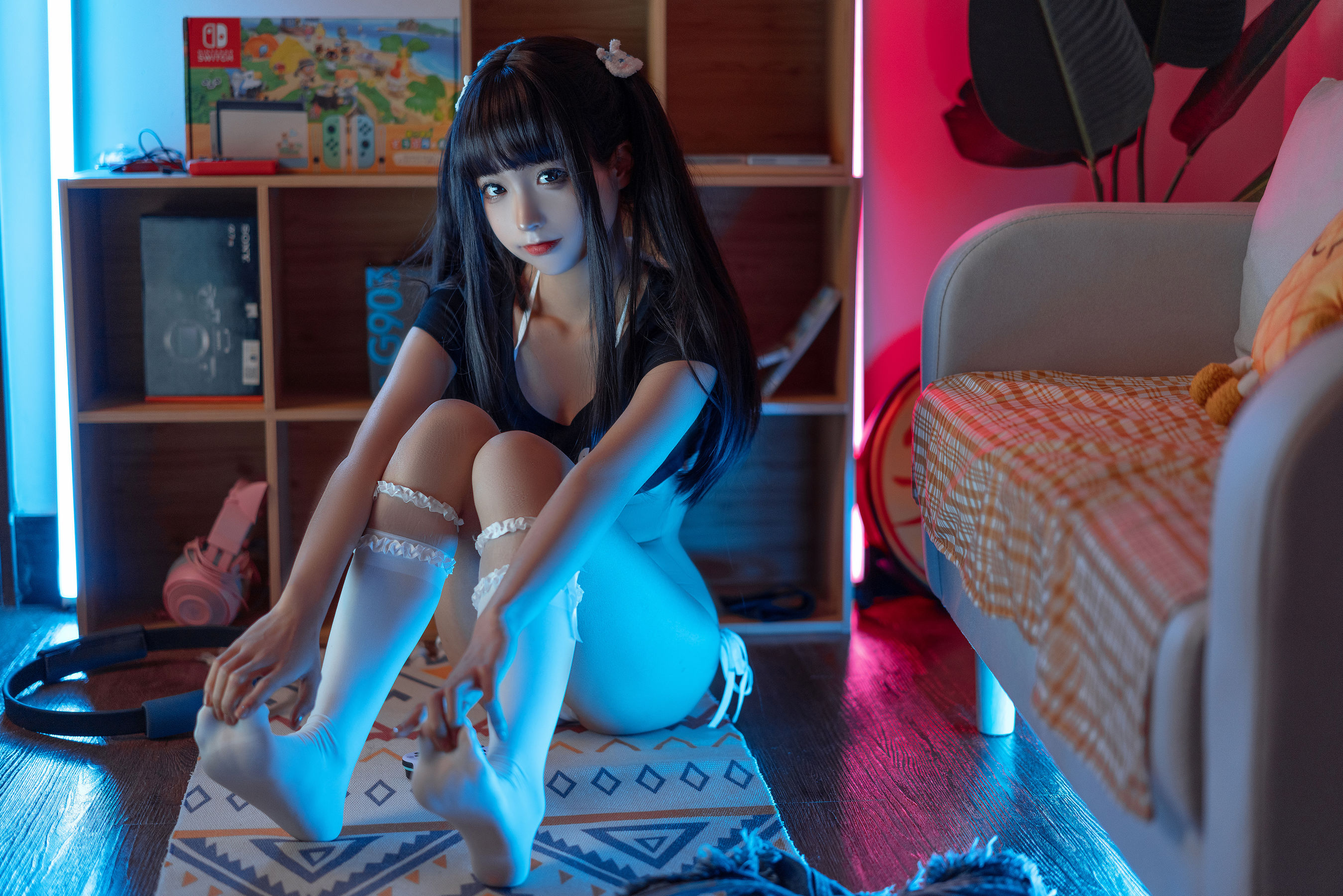 动漫博主蠢沫沫 – 健身环 Cosplay-第46张