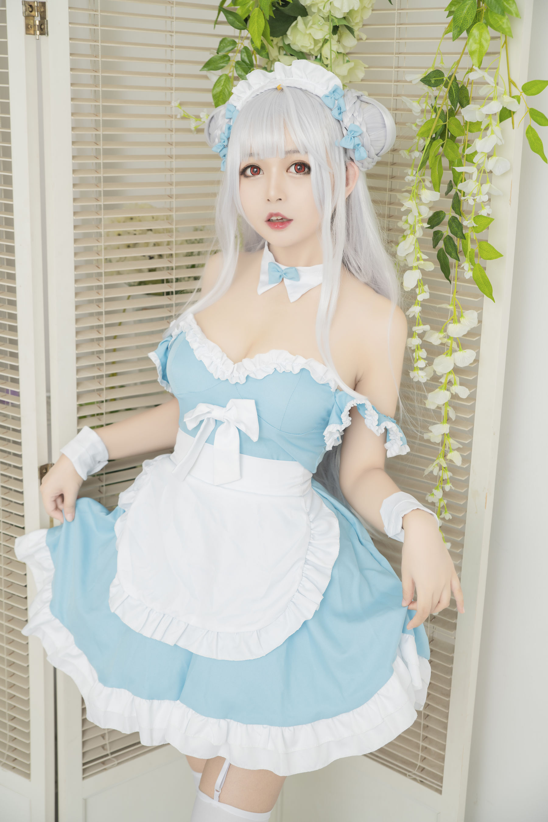 大眼萌妹黑猫猫OvO – 小天鹅 Cosplay-第15张